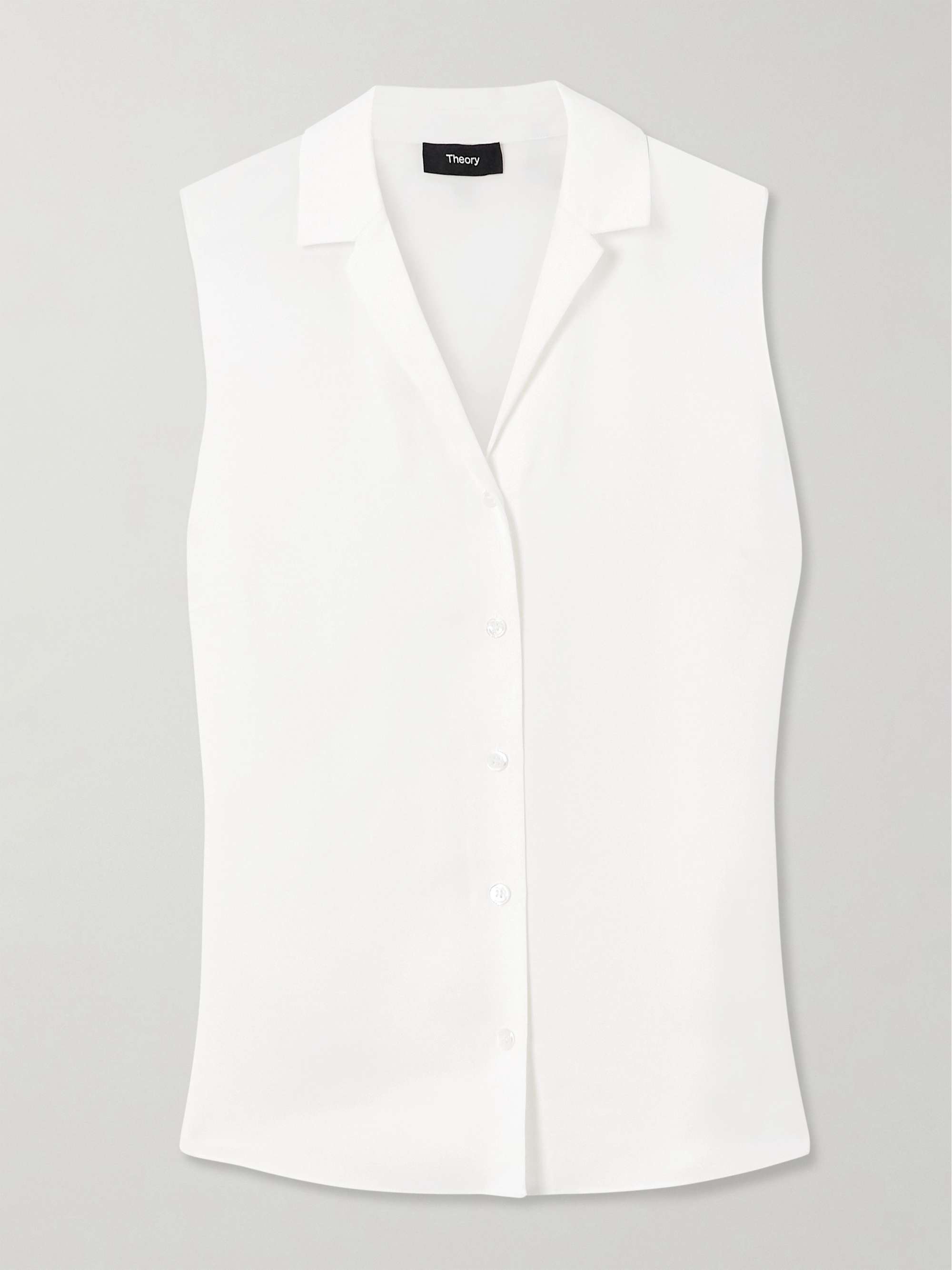 Silk-chiffon shirt hero visual