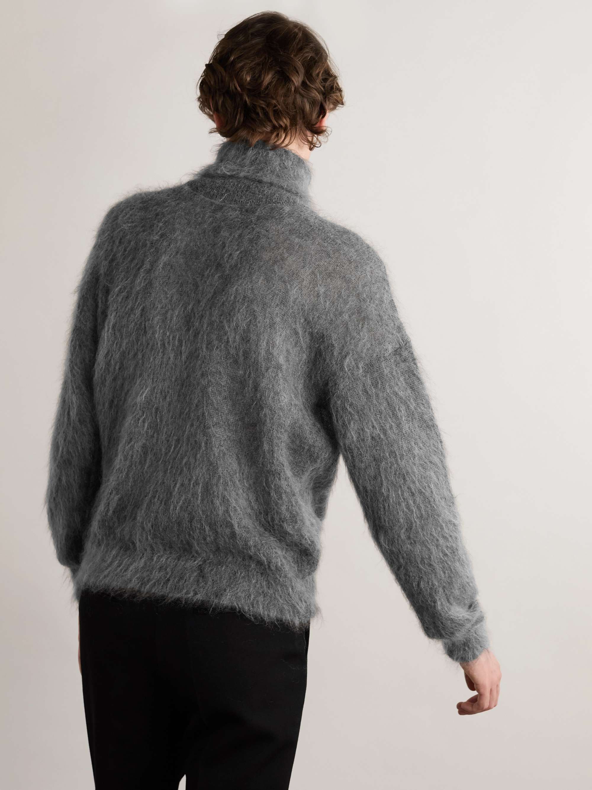 Mohair-Blend Rollneck Sweater view