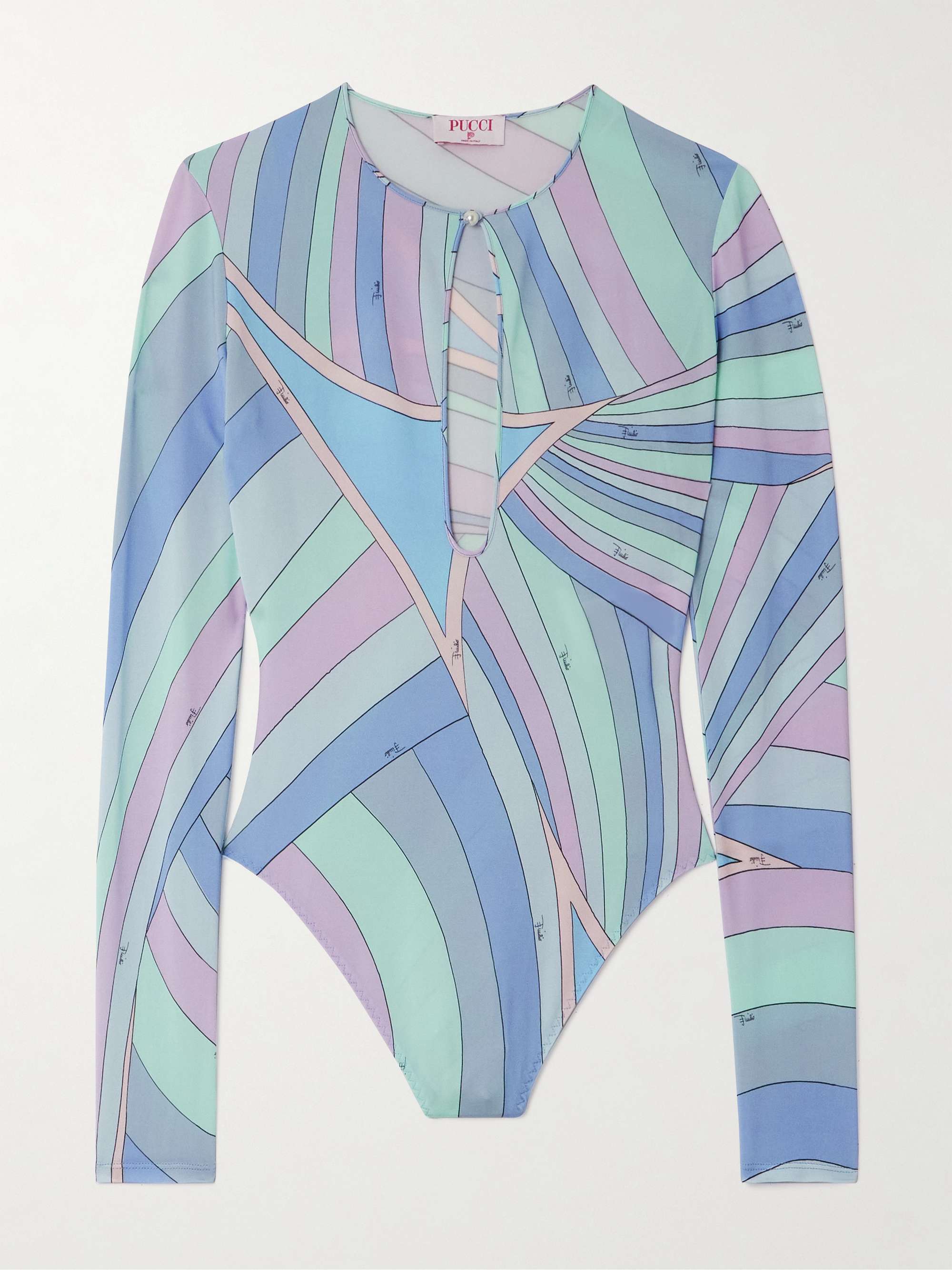 Printed jersey bodysuit hero visual