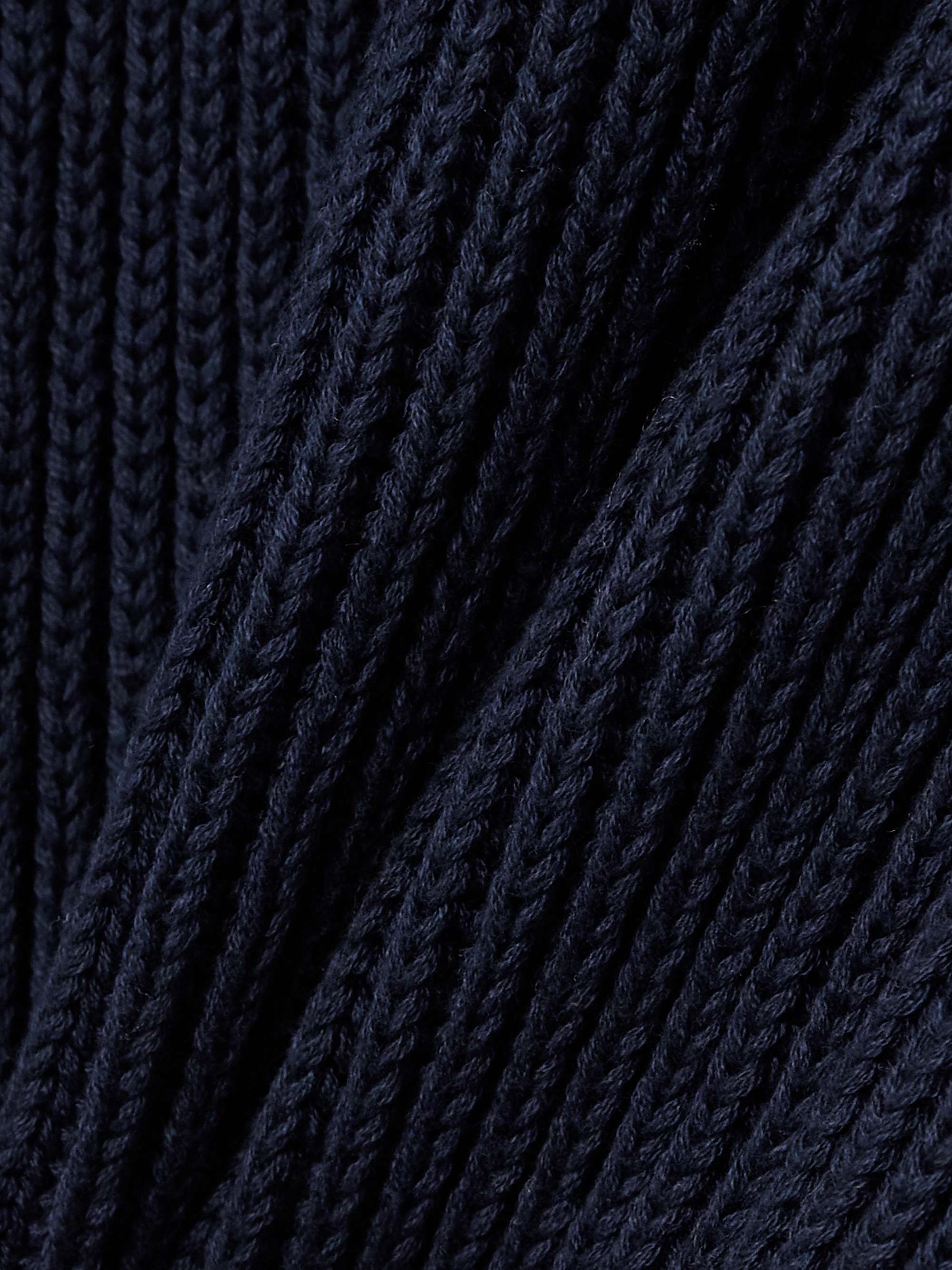 Appliquéd two-tone ribbed-knit cotton vest view
