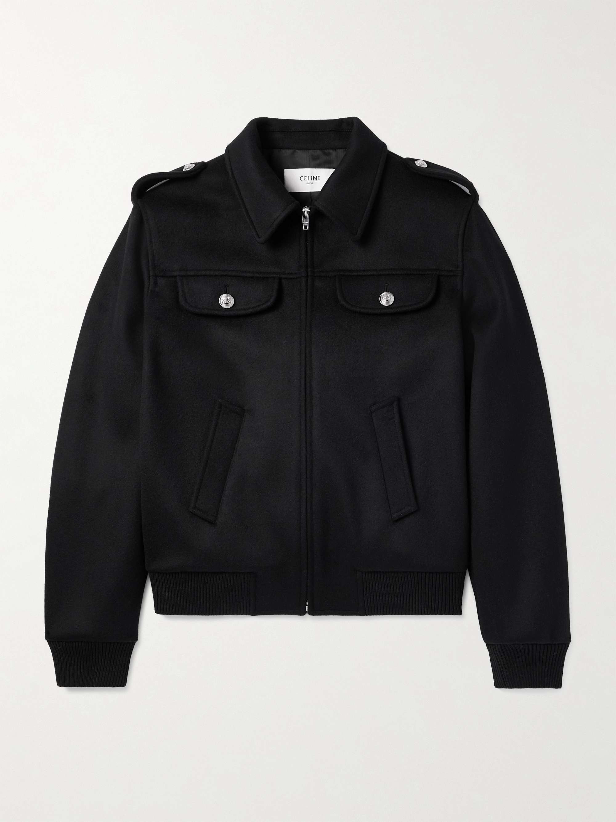 Embellished Cashmere Bomber Jacket hero visual