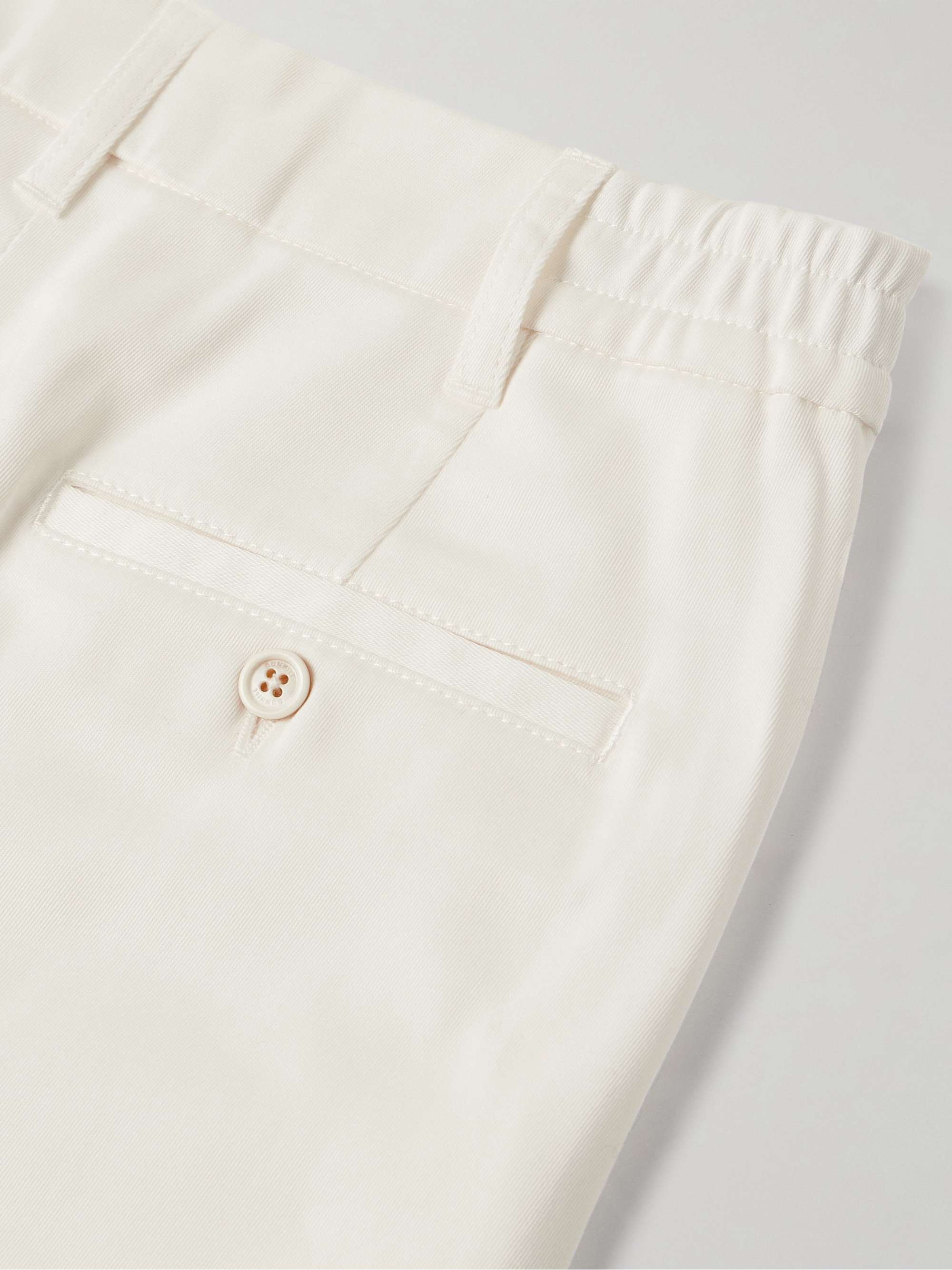 Straight-Leg Cotton-Blend Twill Chinos view