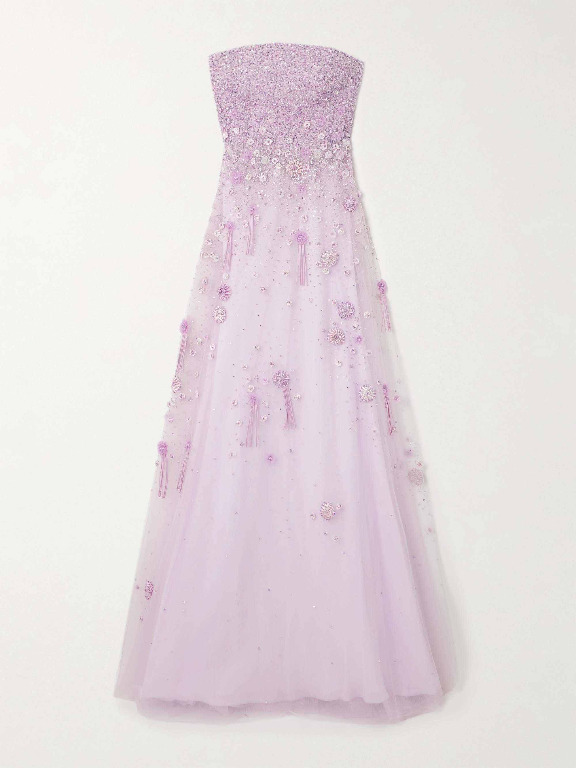 Embellished tulle gown hero visual