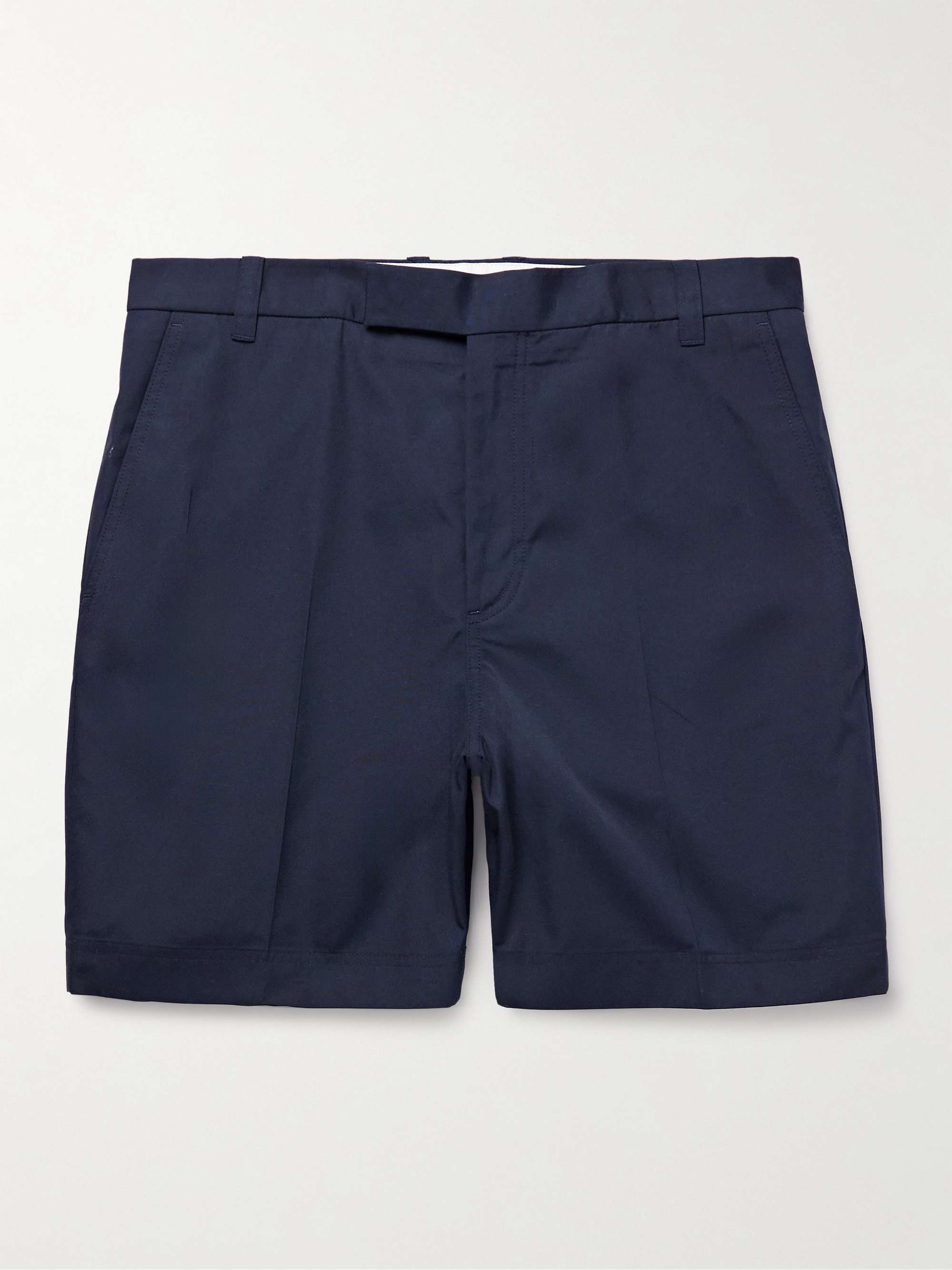Slim-Fit Straight-Leg Shell Shorts hero visual