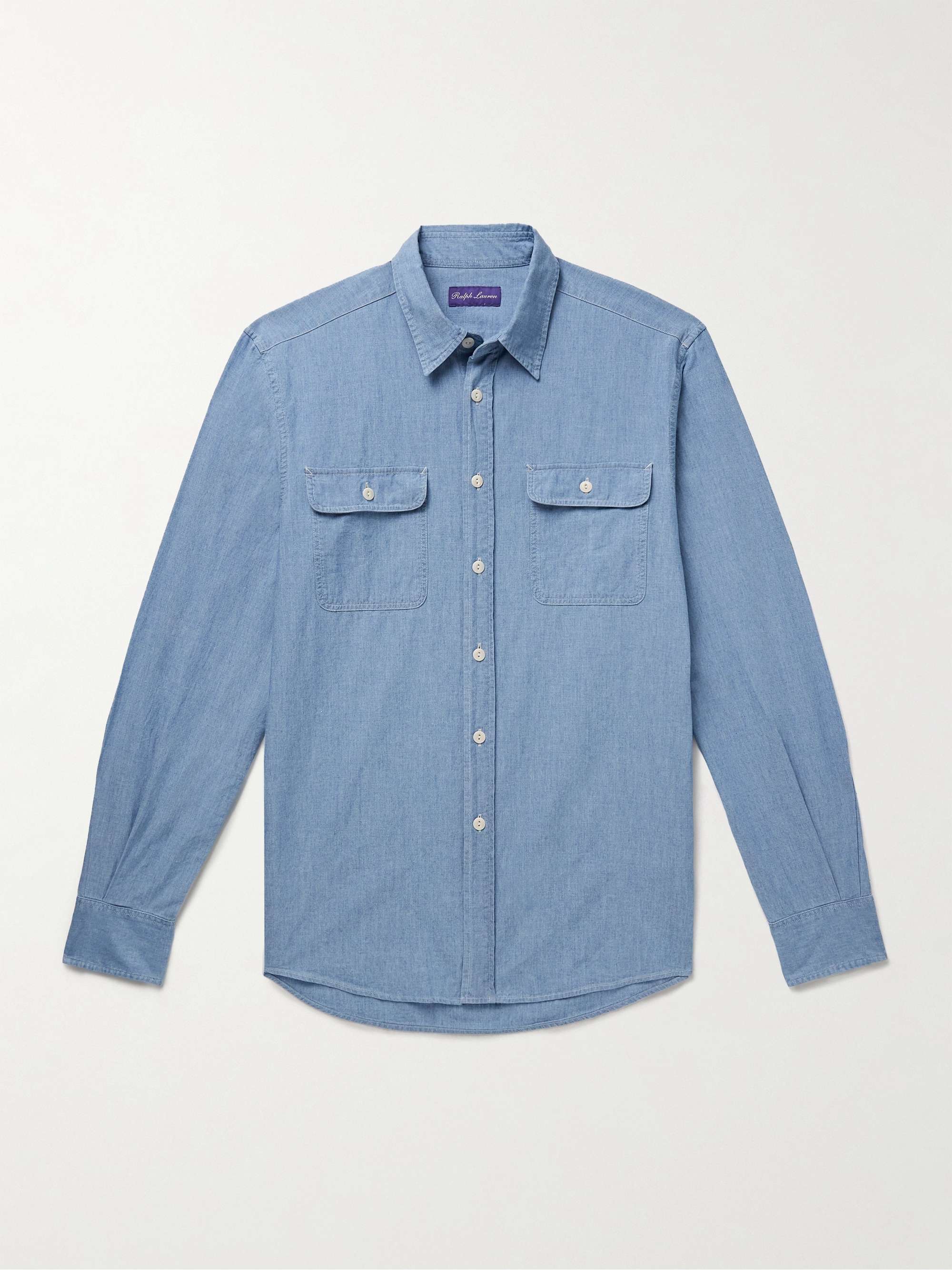 Cooper Cotton-Chambray Shirt hero visual