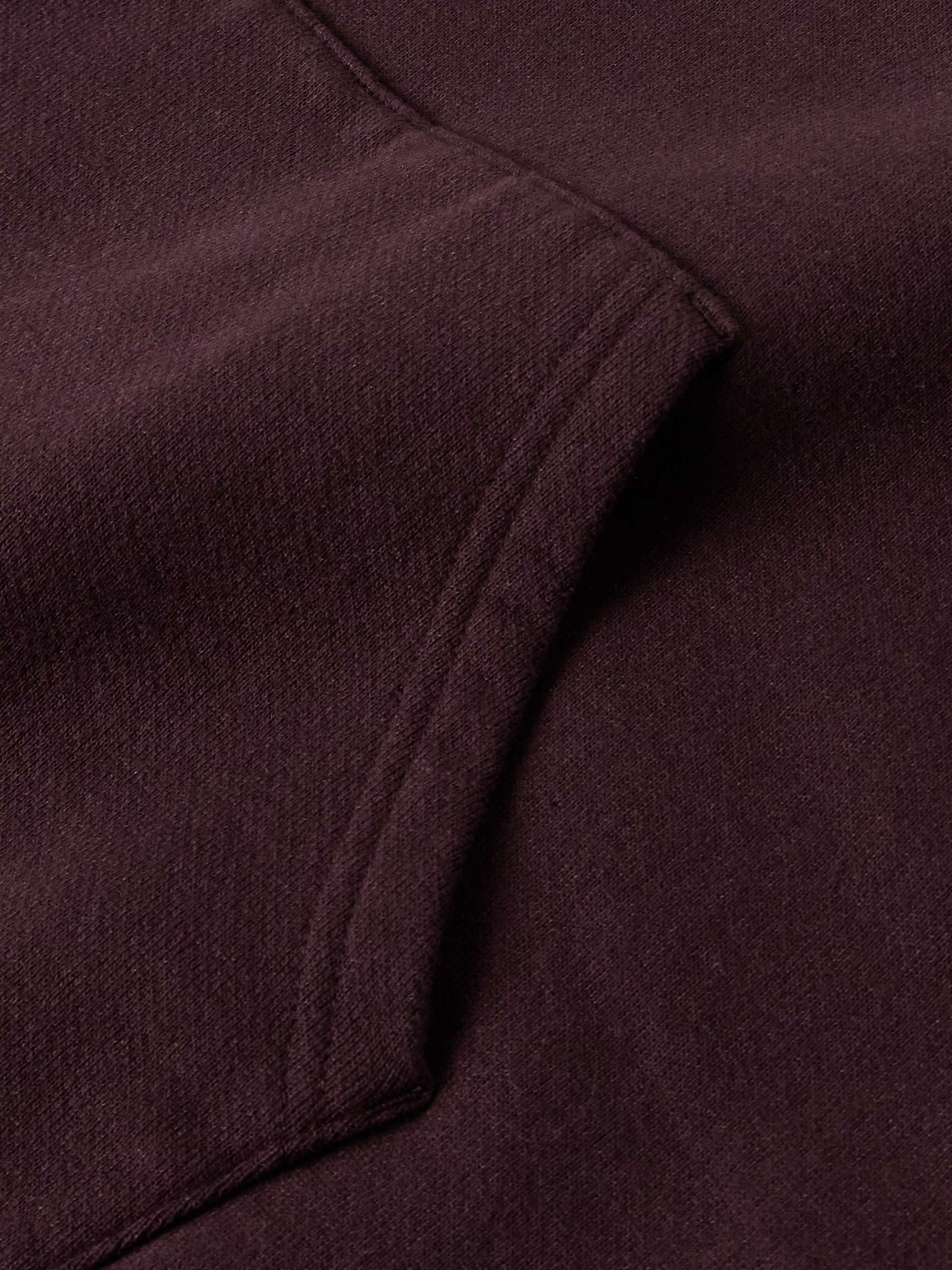 Court Garment-Dyed Cotton-Blend Jersey Hoodie view