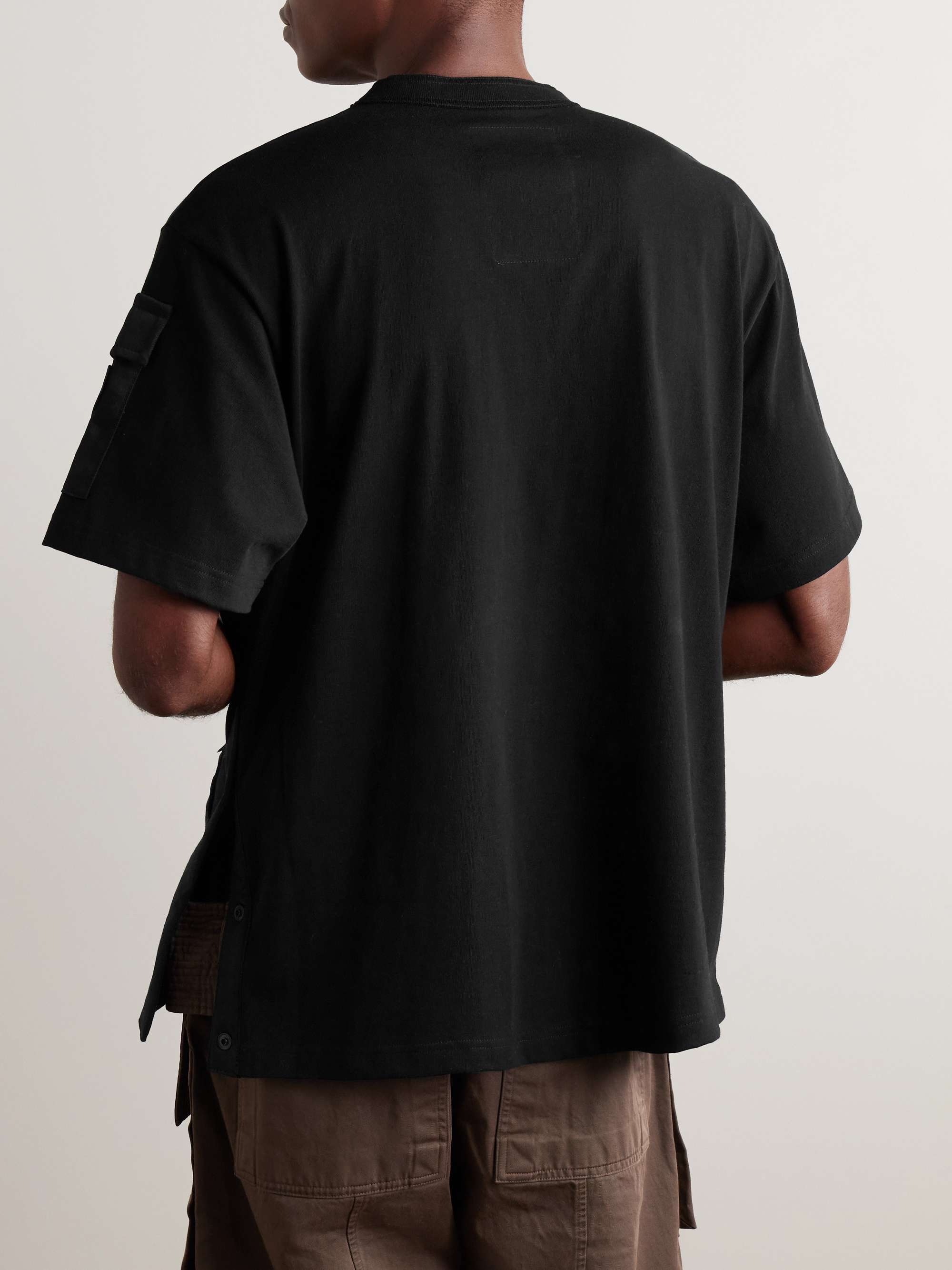 + Spiewak Appliquéd Twill-Trimmed Cotton-Jersey T-Shirt view