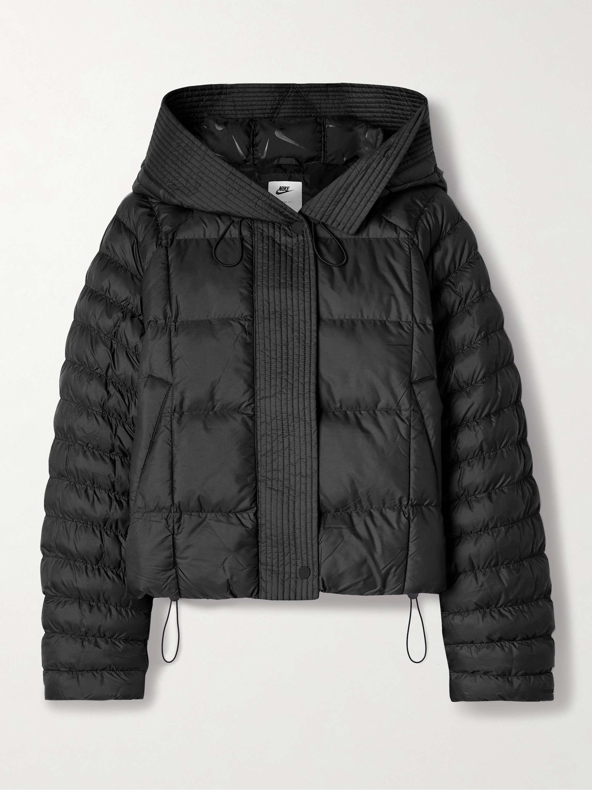 Cropped hooded quilted Therma-FIT jacket hero visual