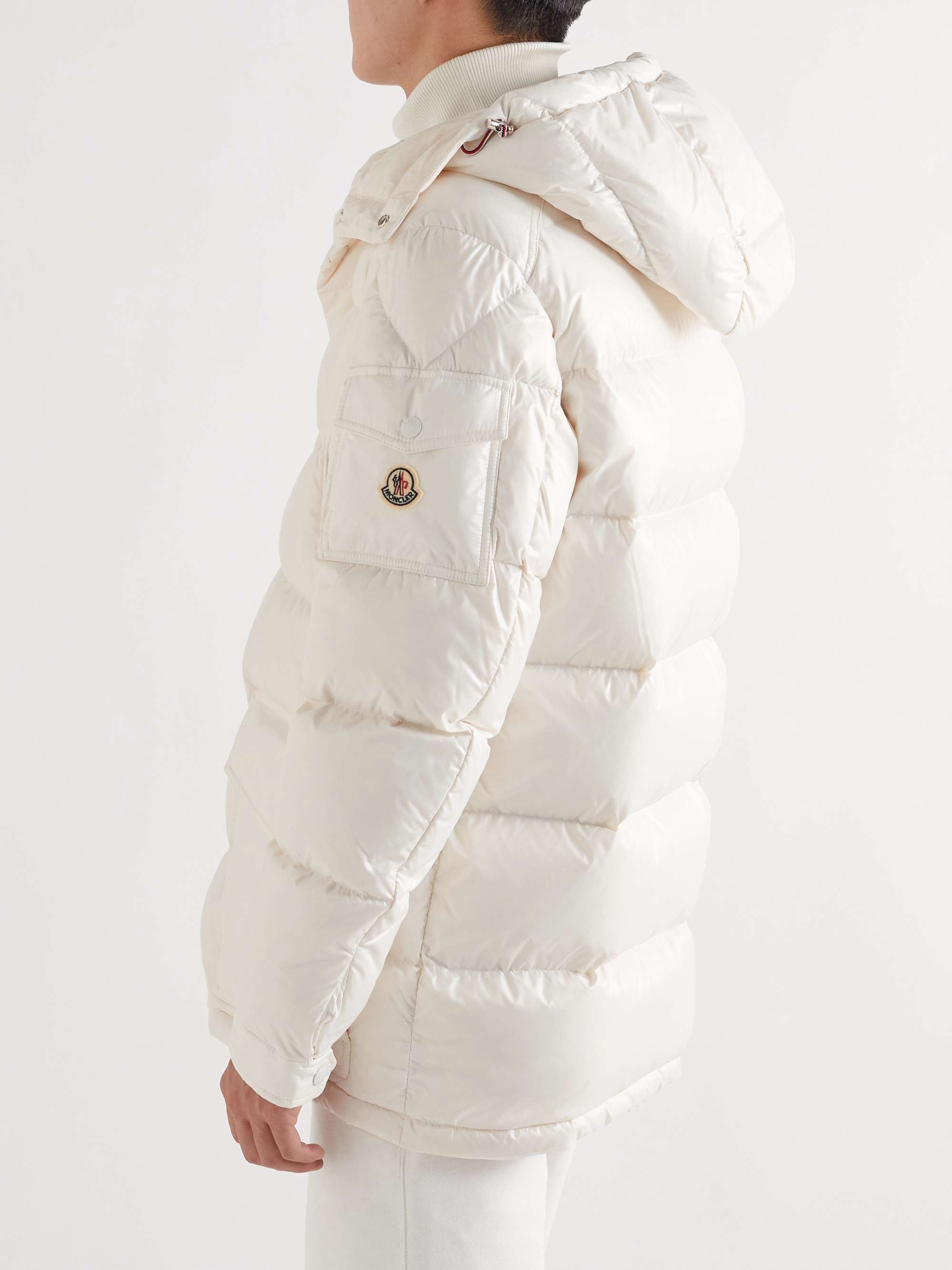 Chiablese Quilted Glossed-Shell Hooded Down Jacket view