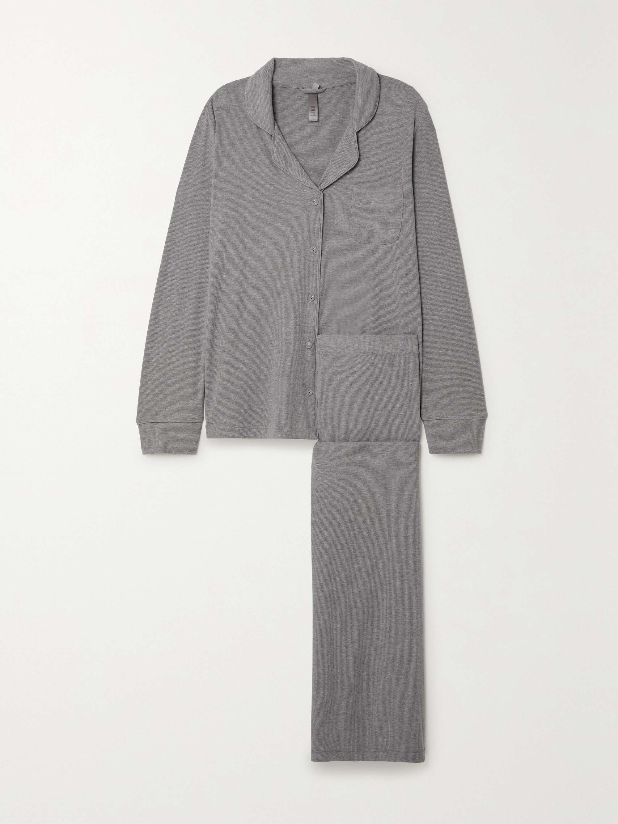 Ribbed stretch-modal jersey lounge set hero visual