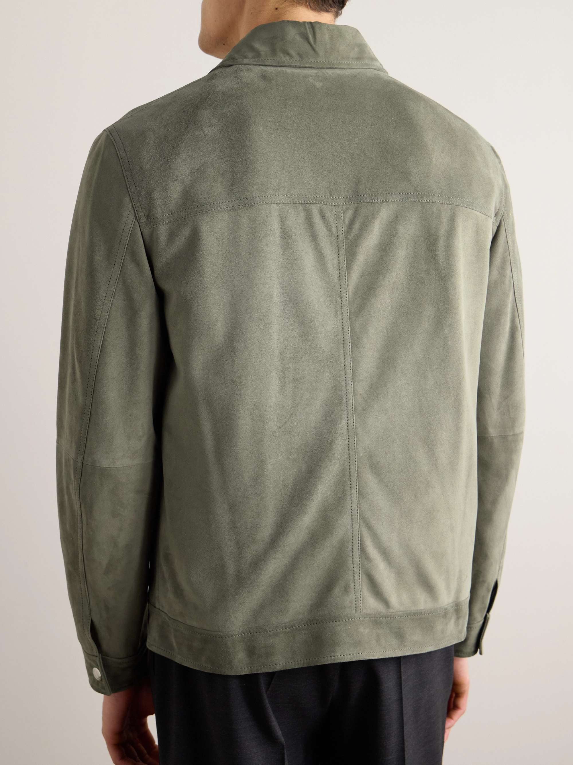 Suede Trucker Jacket view