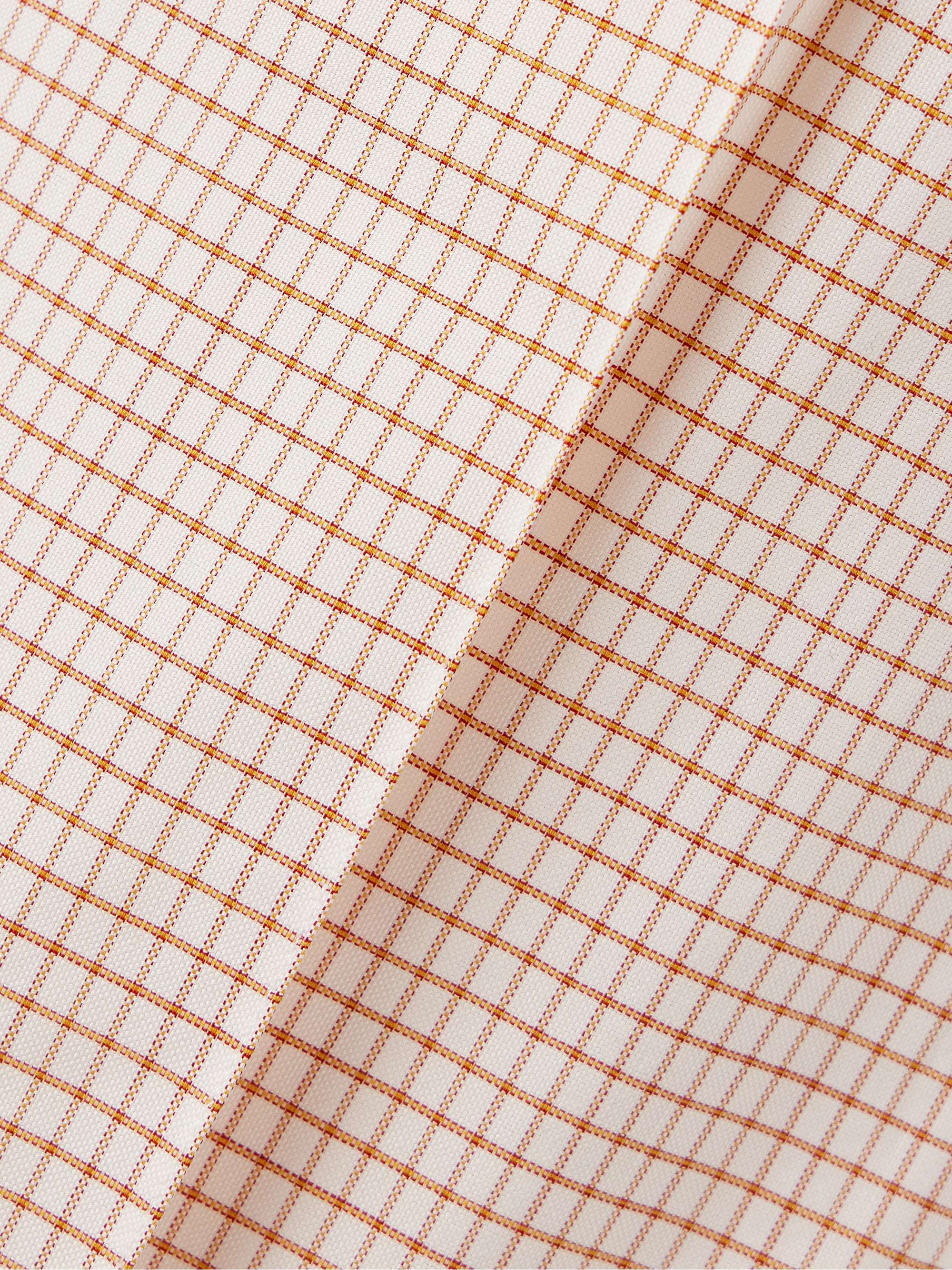 Poloma checked wool and cotton-blend wide-leg pants view