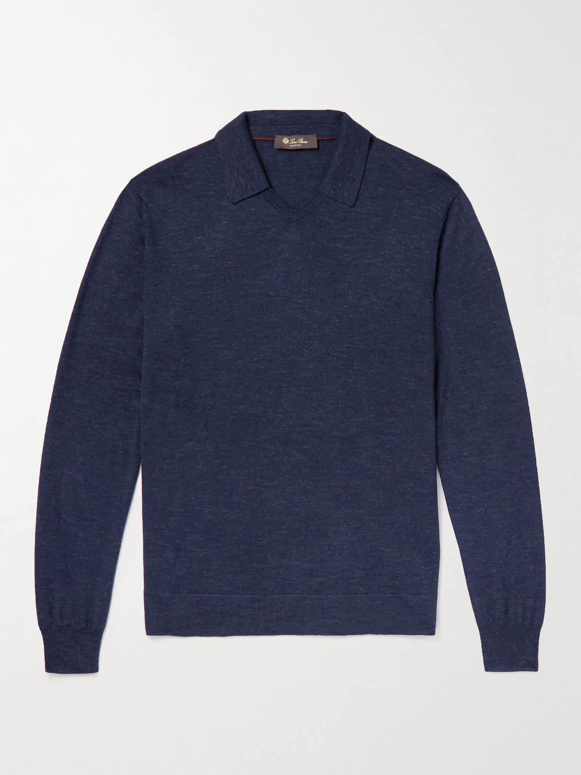 Silk-Blend Polo Shirt hero visual