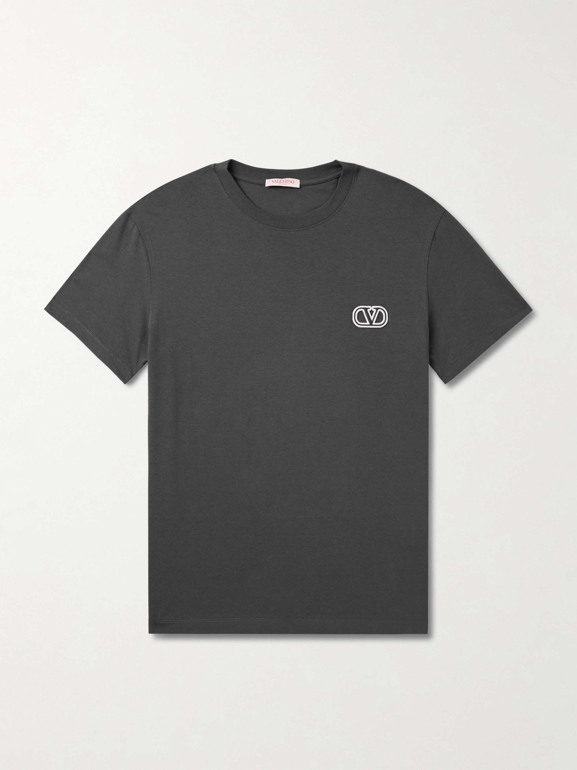 Logo-Appliquéd Cotton-Jersey T-Shirt hero visual