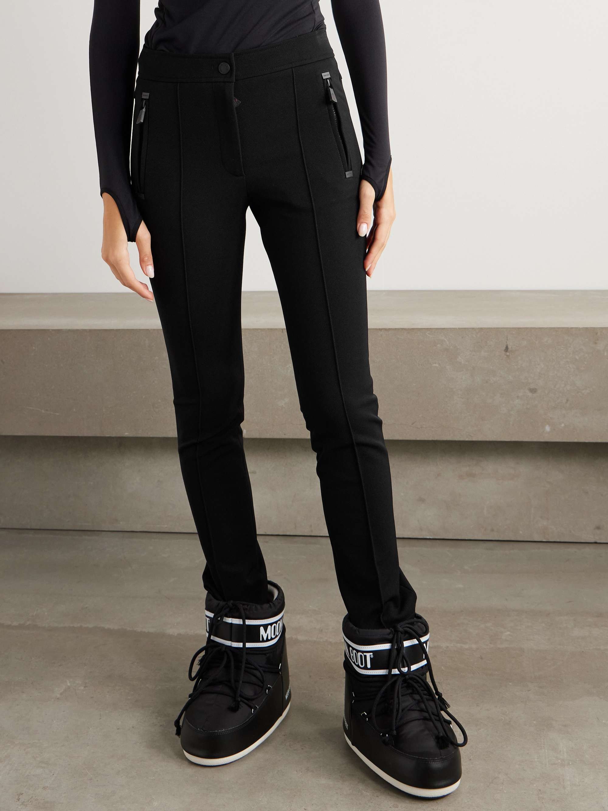 Tech-twill tapered ski pants view