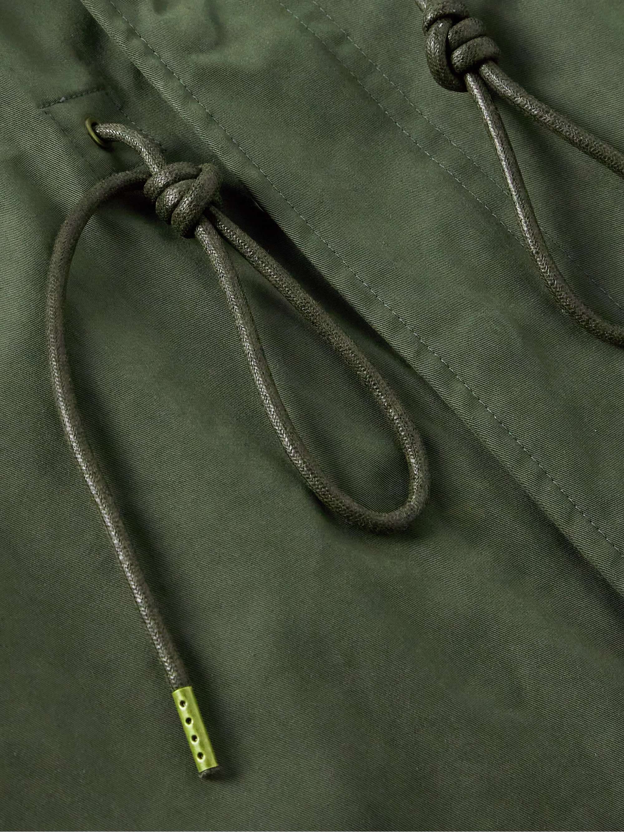 Oscar Convertible Cotton and Nylon-Blend Twill Hooded Jacket with Ripstop Liner view