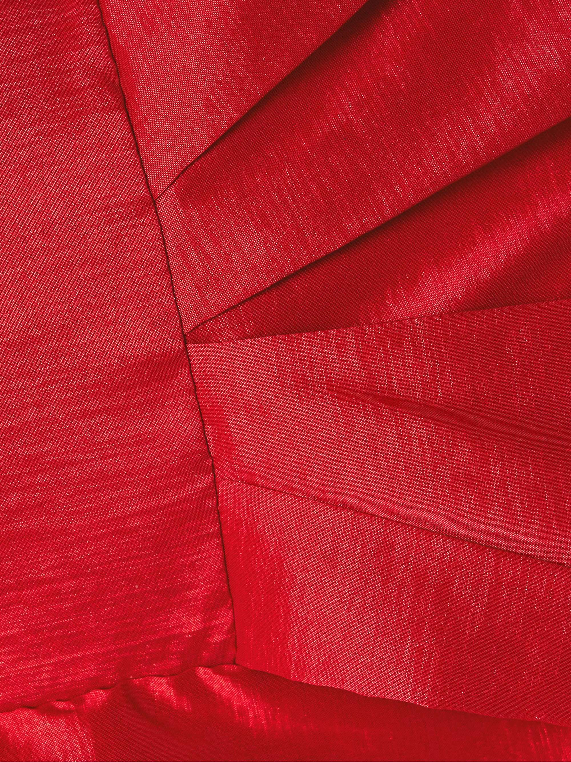 Faye strapless bow-embellished taffeta top view