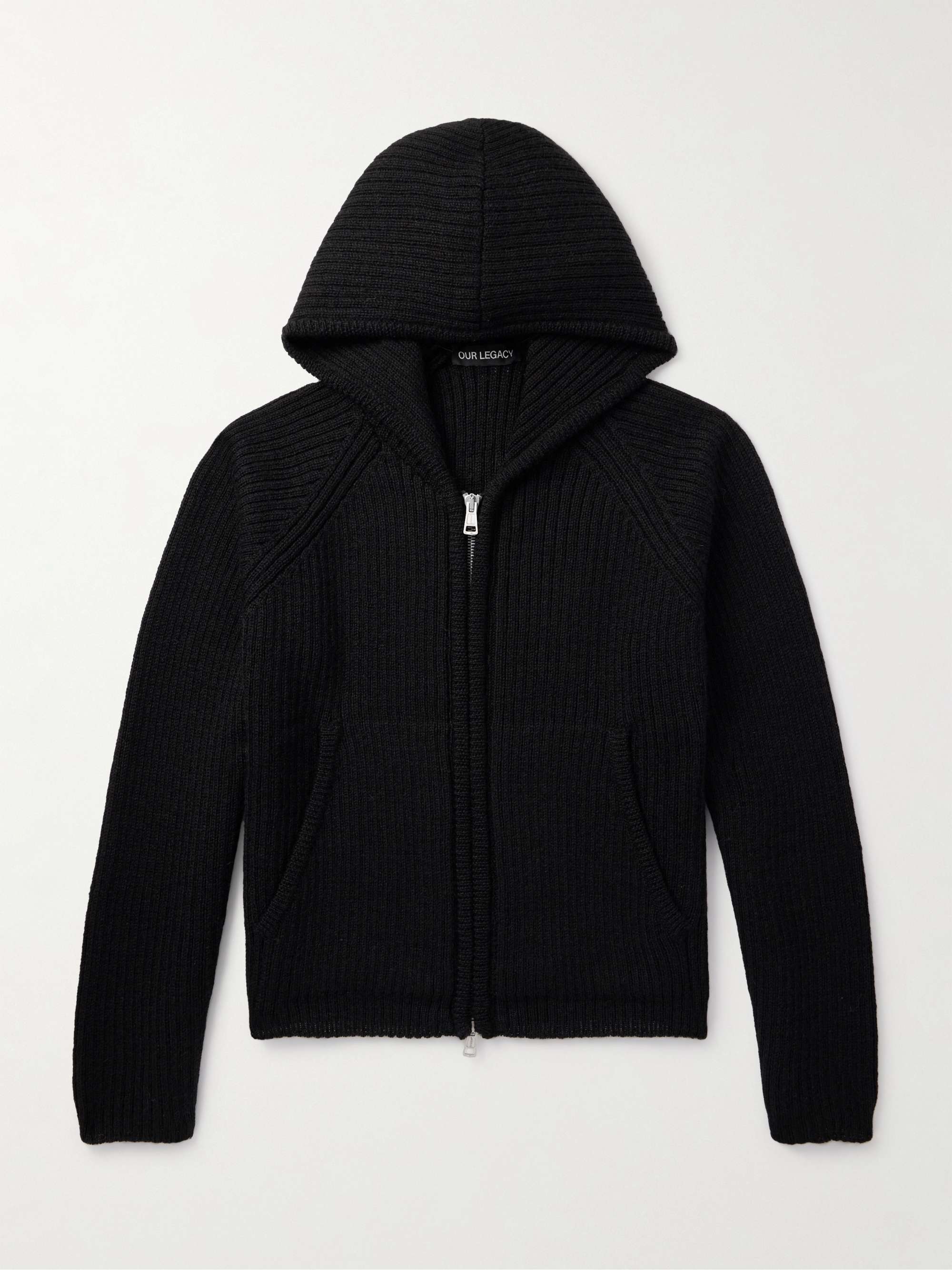 Level Ribbed Wool Hoodie hero visual