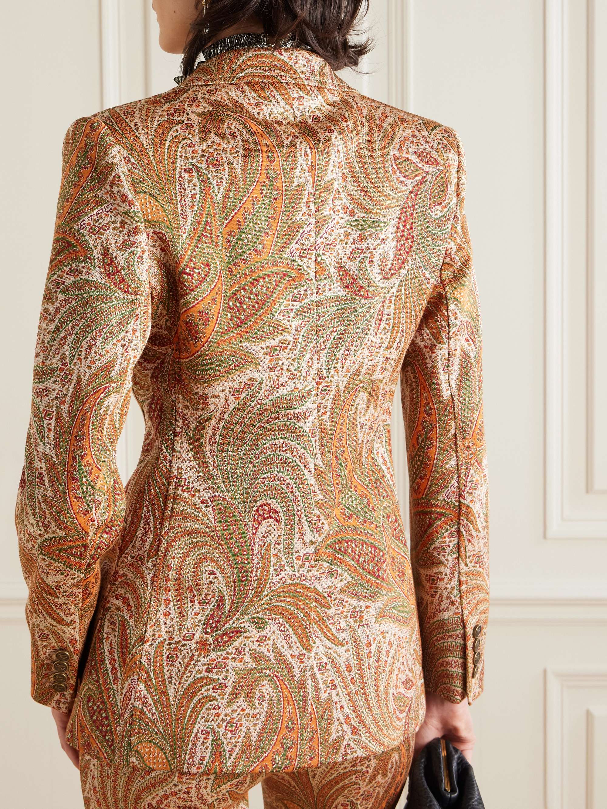 Jacquard-knit blazer view