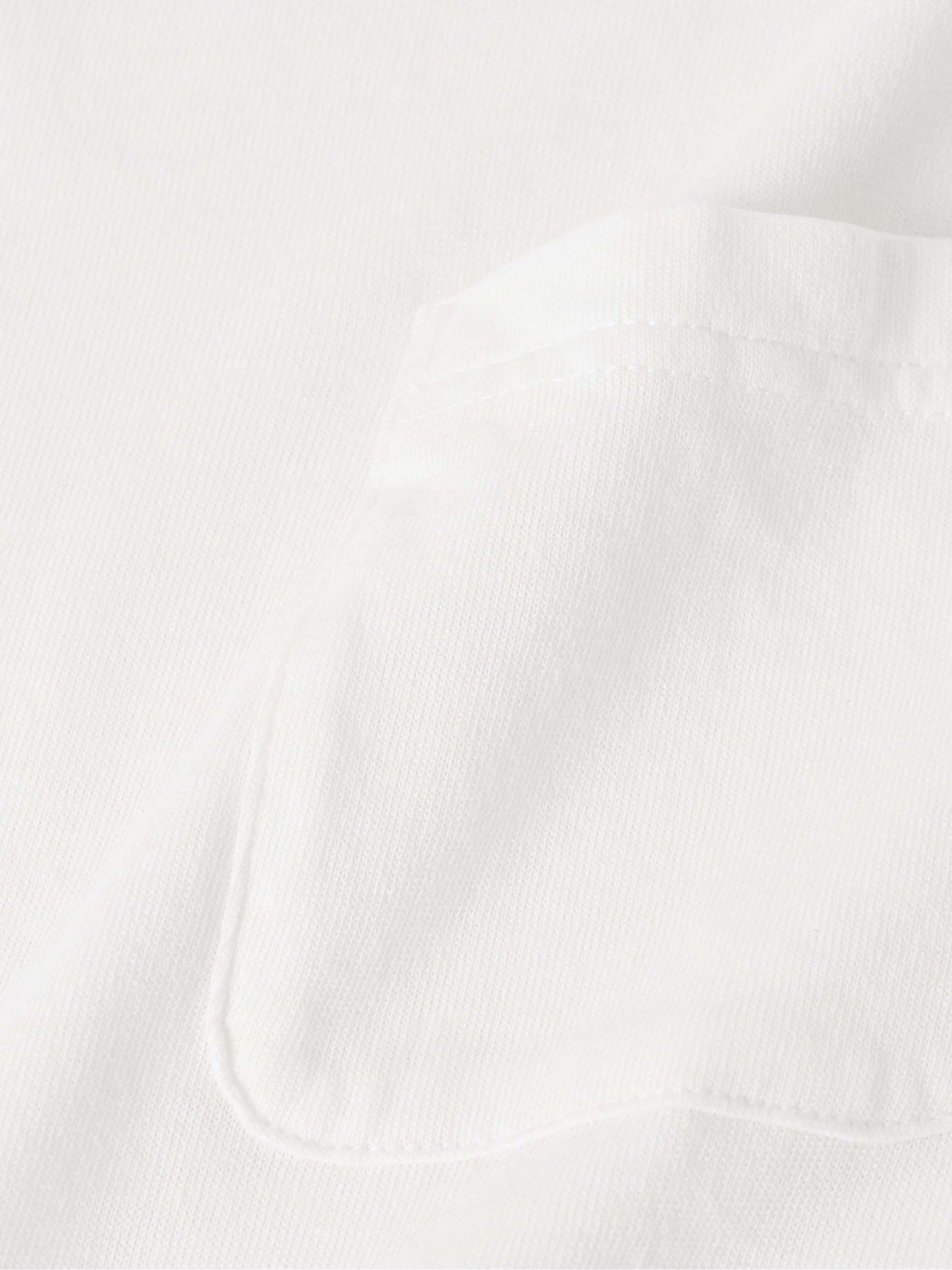 Jumbo Garment-Dyed Cotton and Silk-Blend Jersey T-Shirt view