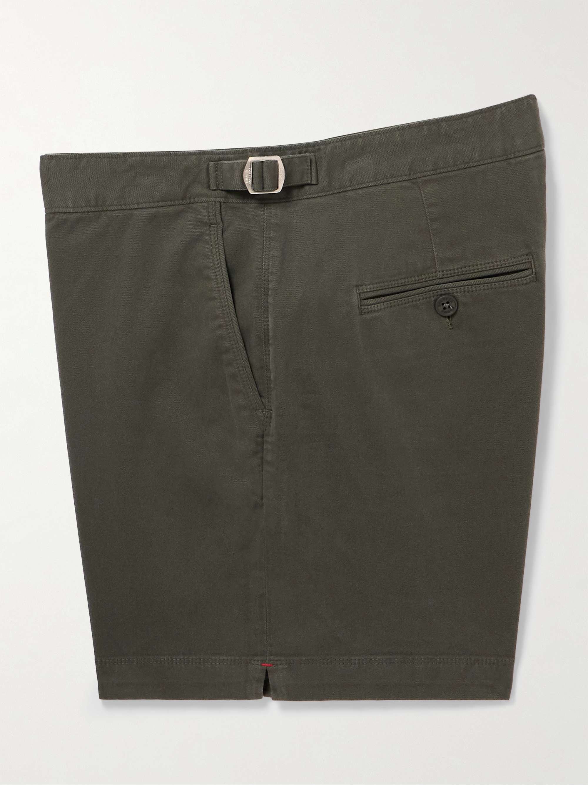 Bulldog Slim-Fit Stretch-Organic Cotton Twill Shorts view