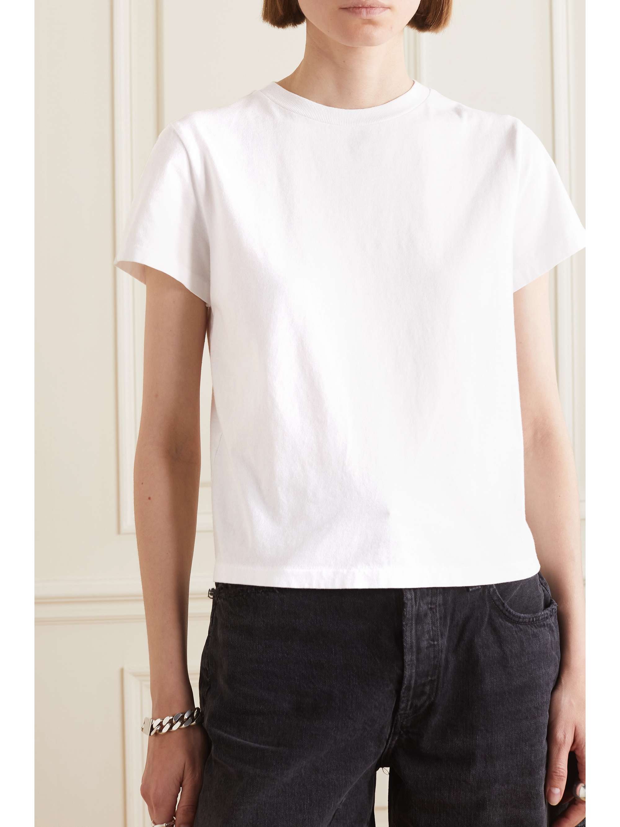Recycled cotton-jersey T-shirt view
