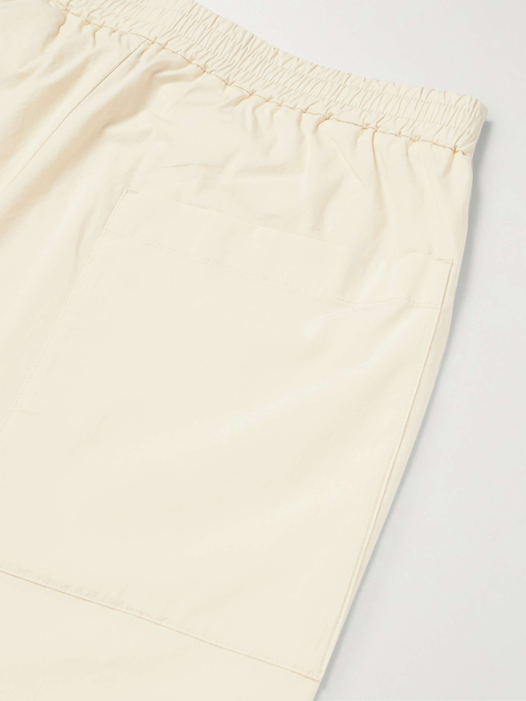 Bativoga Straight-Leg Garment-Dyed Cotton-Blend Trousers view