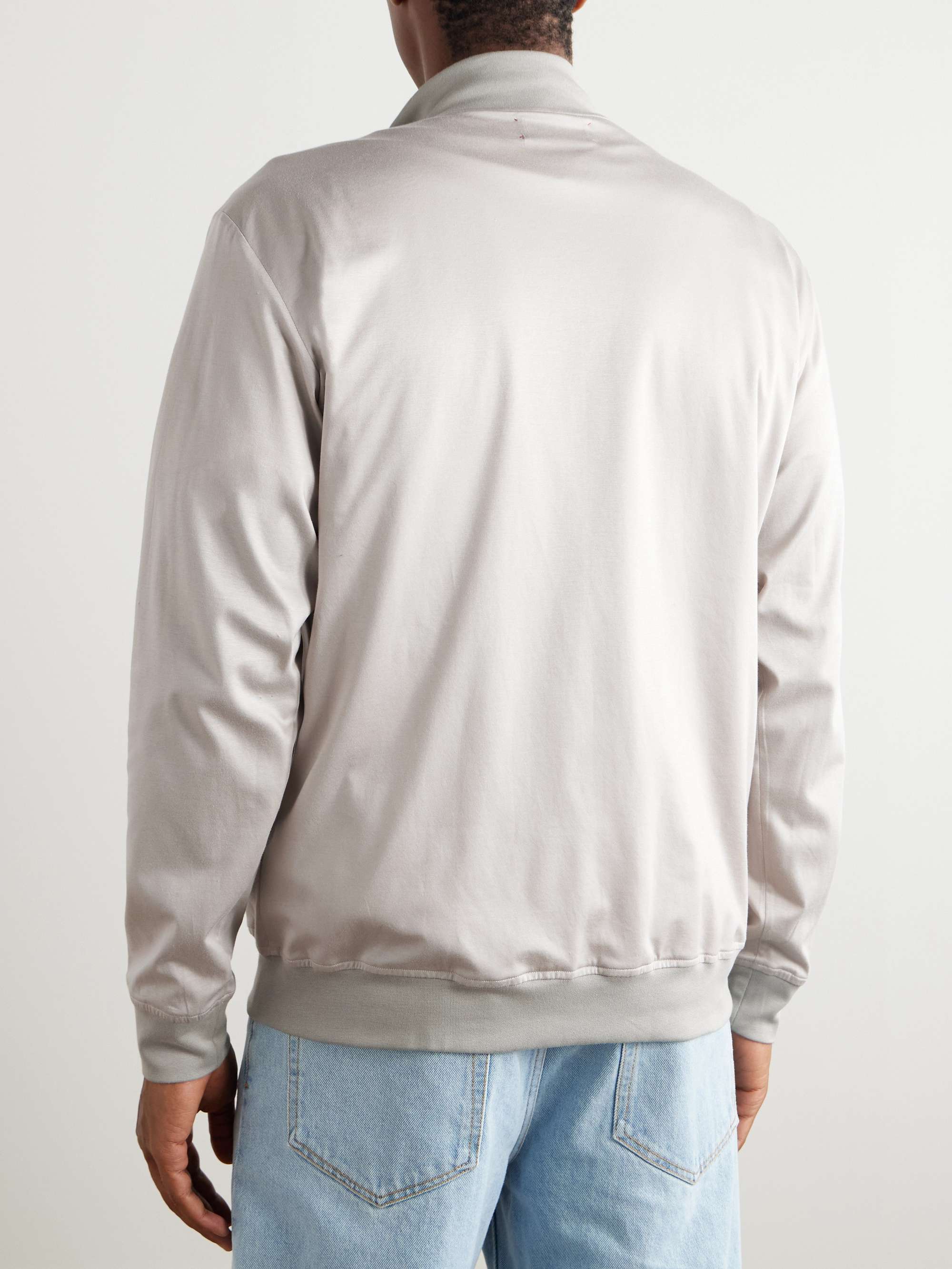 Cotton-Jersey Track Jacket view