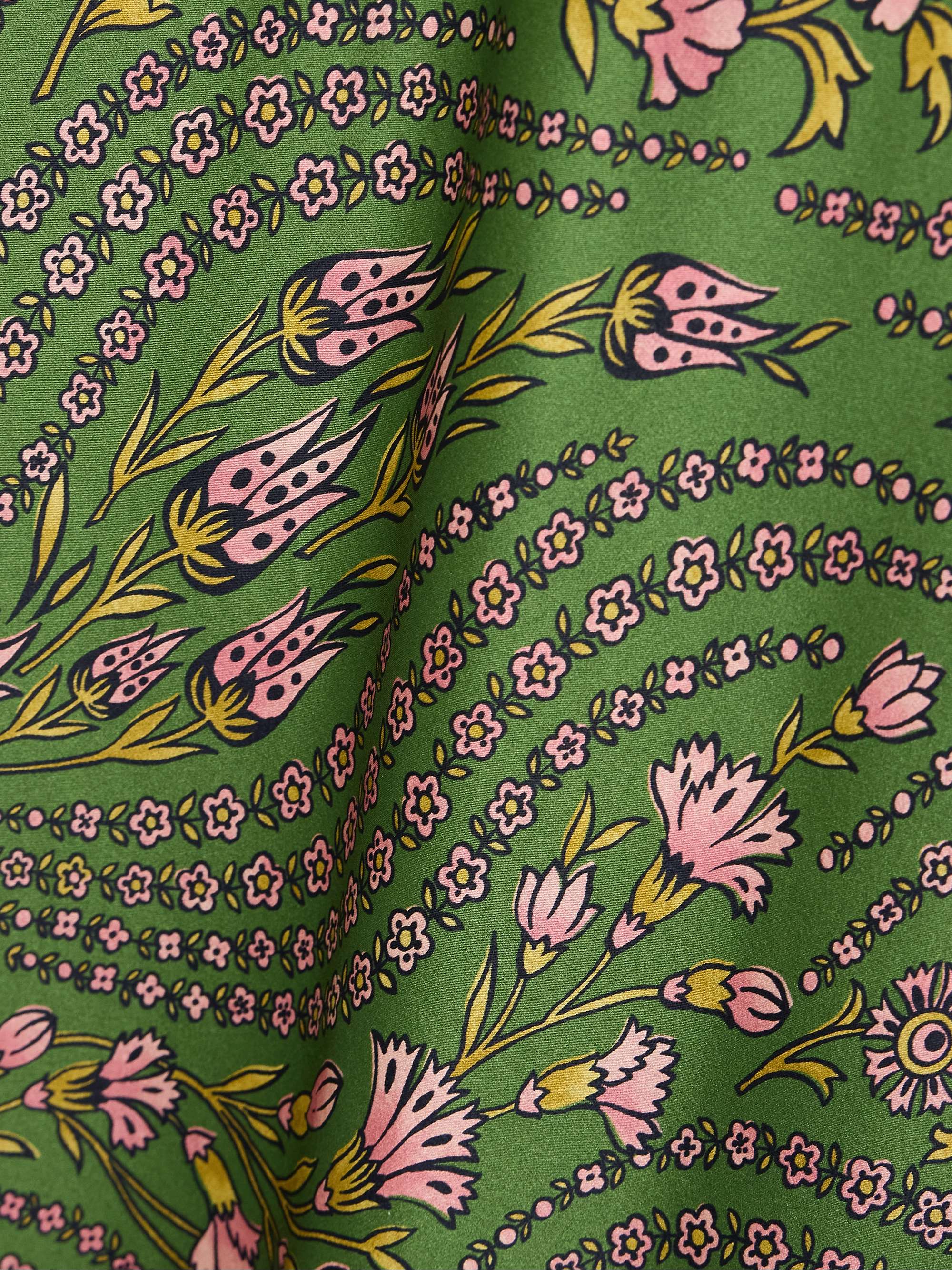 Gemma floral-print silk-blend satin maxi dress view