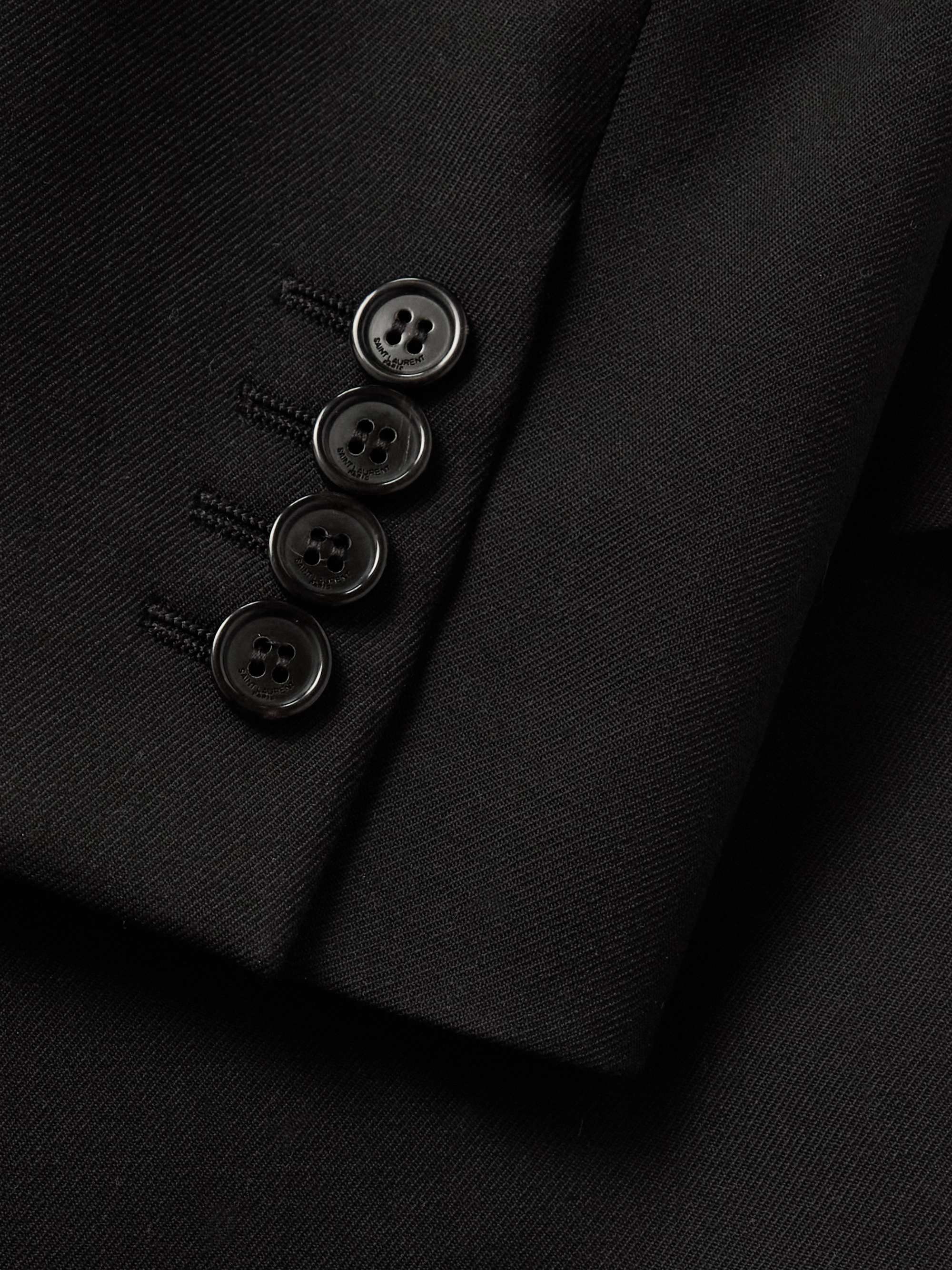 Double-Breasted Wool-Gabardine Blazer view