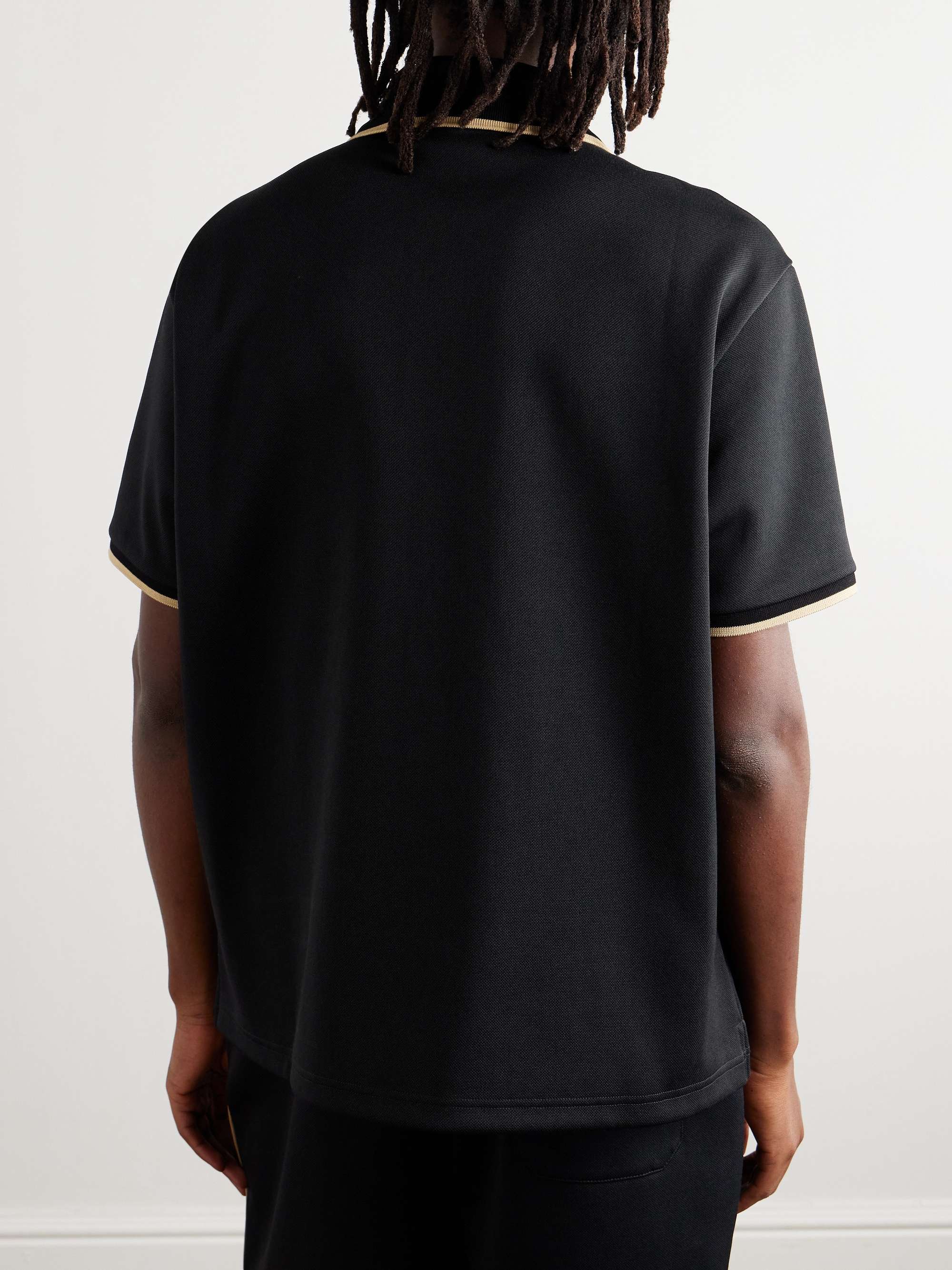 Logo-Appliquéd Piqué Polo Shirt view