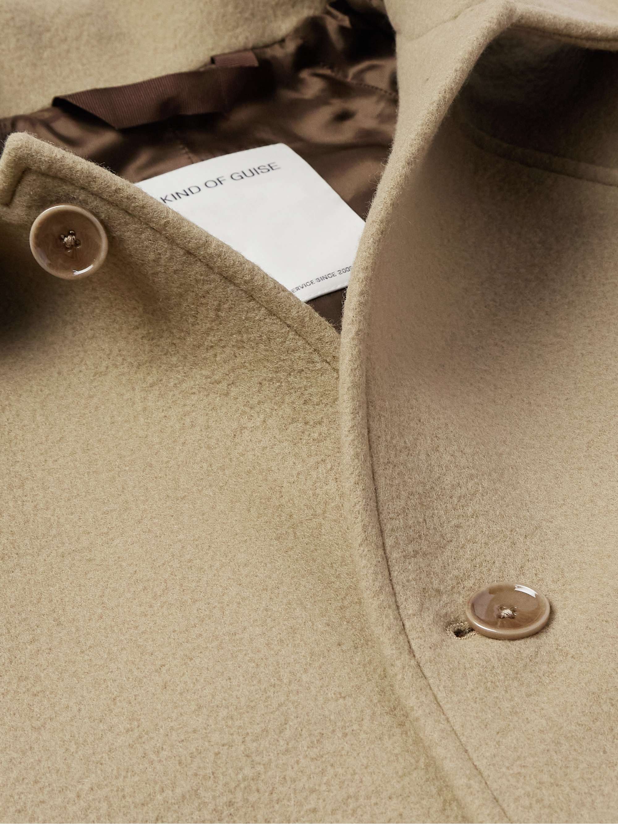 Cyrus Wool-Blend Felt Coat view