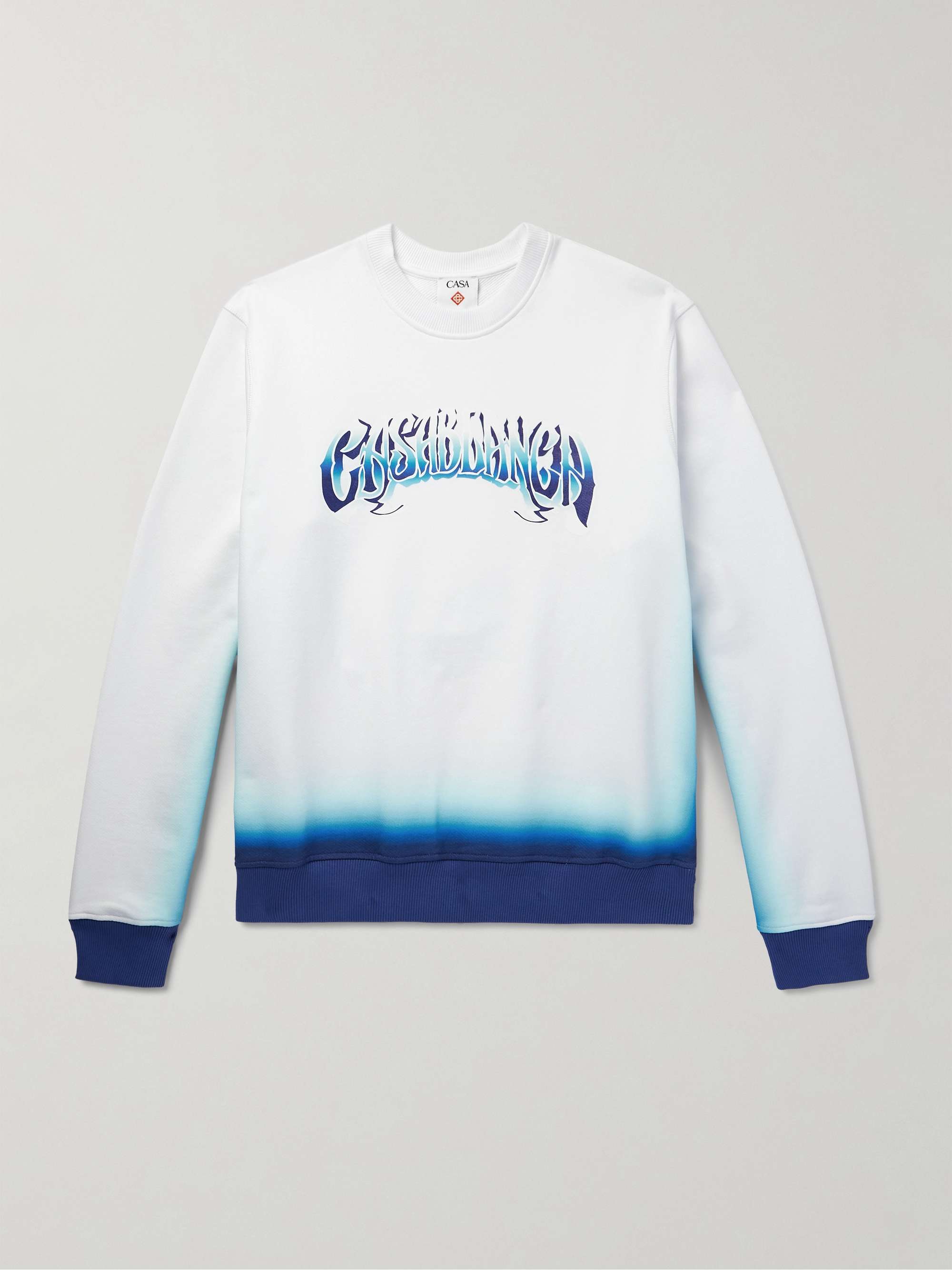 Logo-Print Dégradé Cotton-Jersey Sweatshirt hero visual