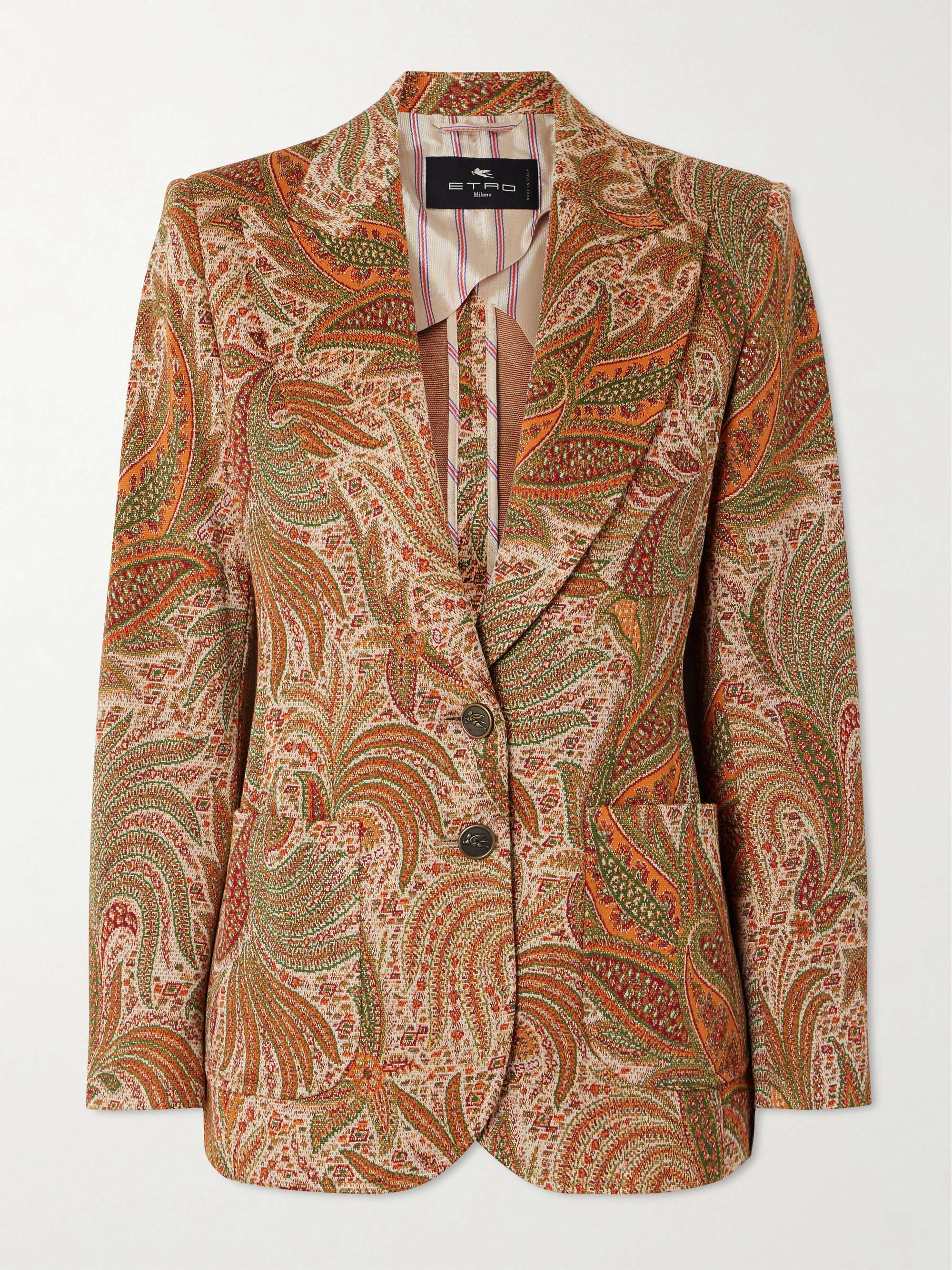 Jacquard-knit blazer hero visual