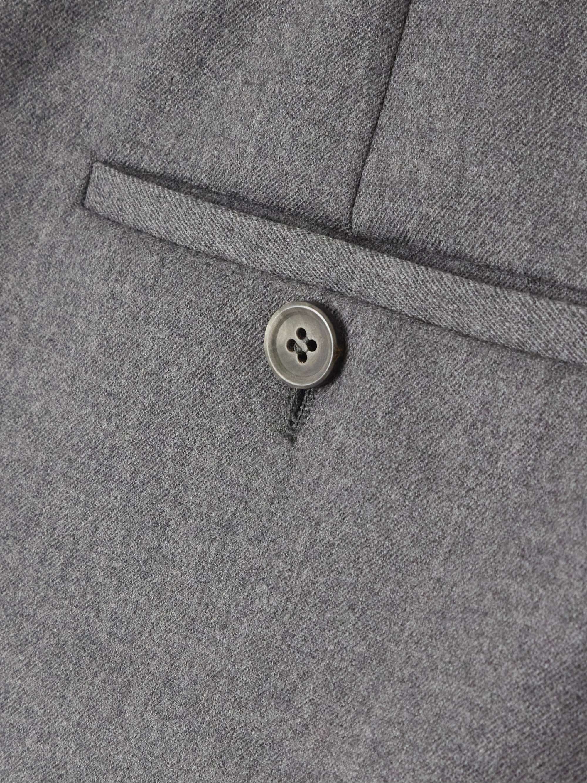 Wool-blend twill mini skirt view