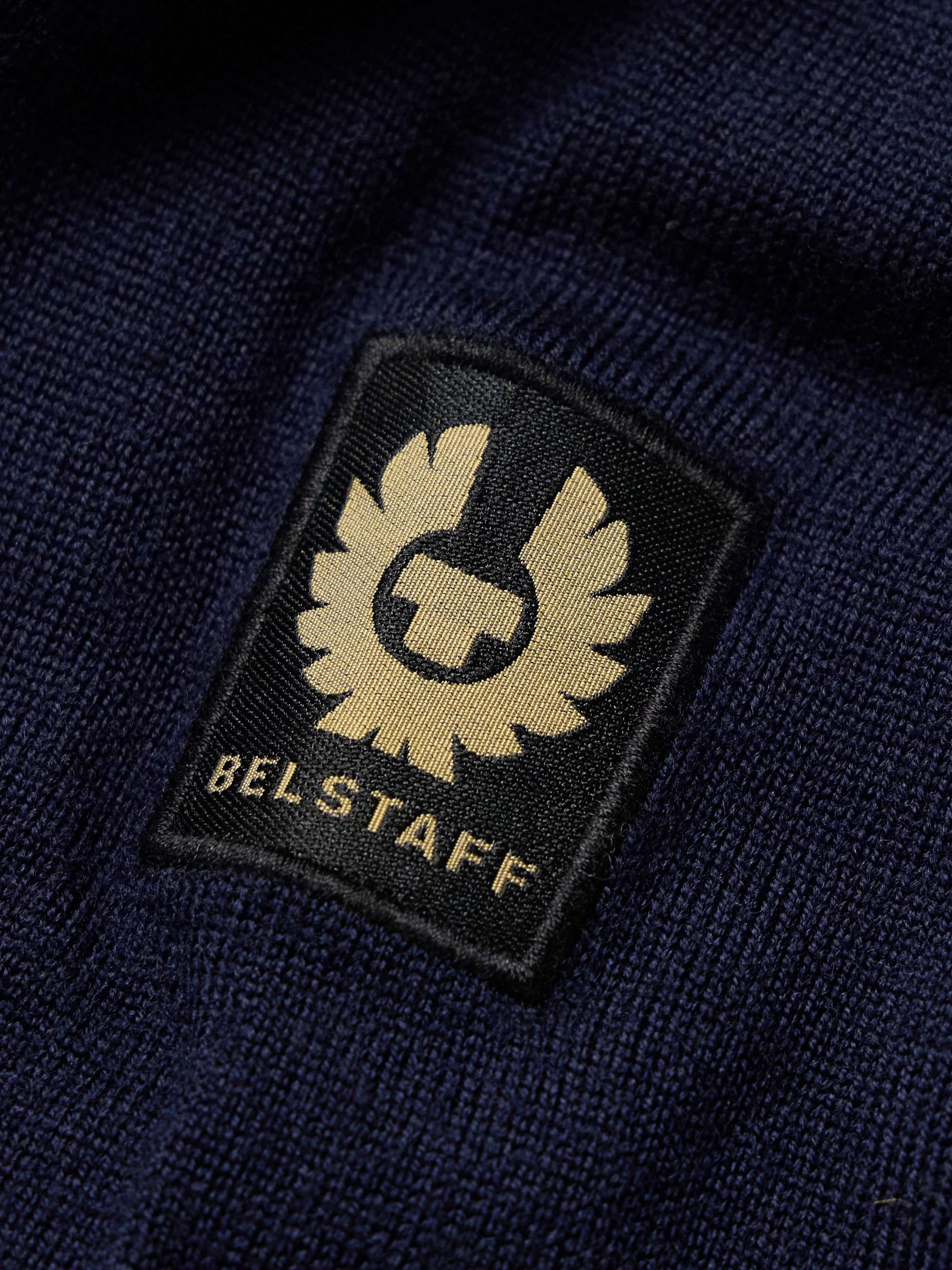 Kilmington Shell-Trimmed Merino Wool Half-Zip Sweater view