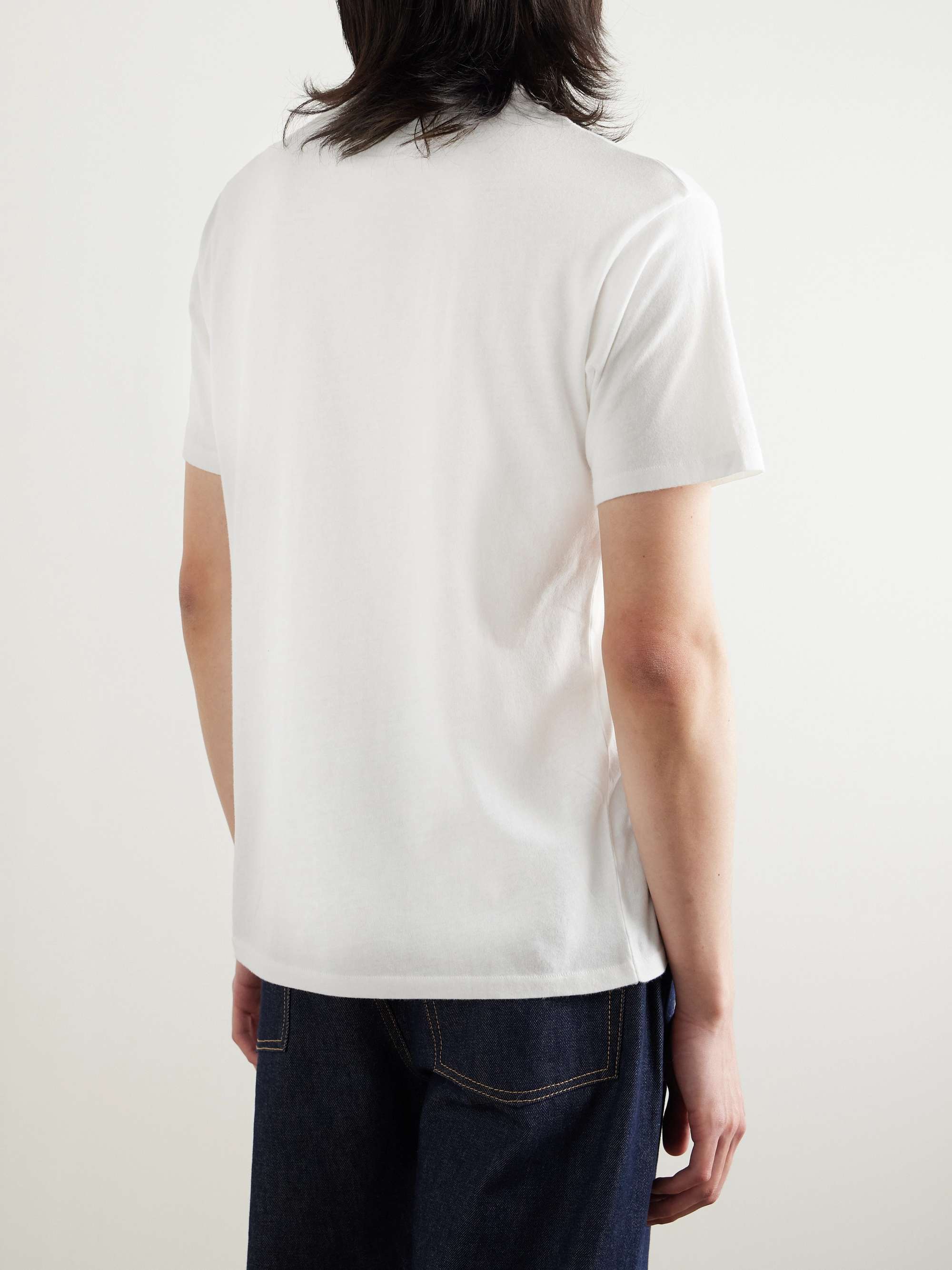 California Slim-Fit Printed Cotton-Jersey T-Shirt view