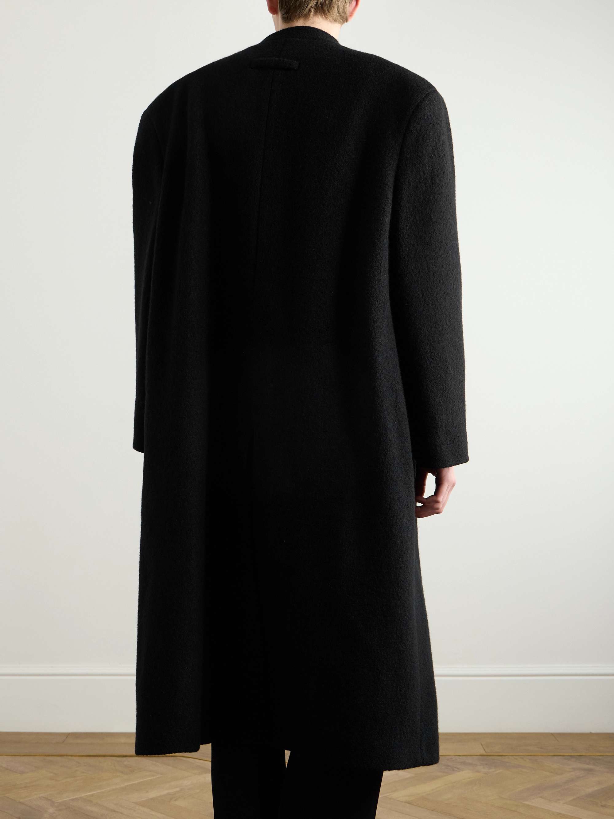 Boiled Wool Coat view