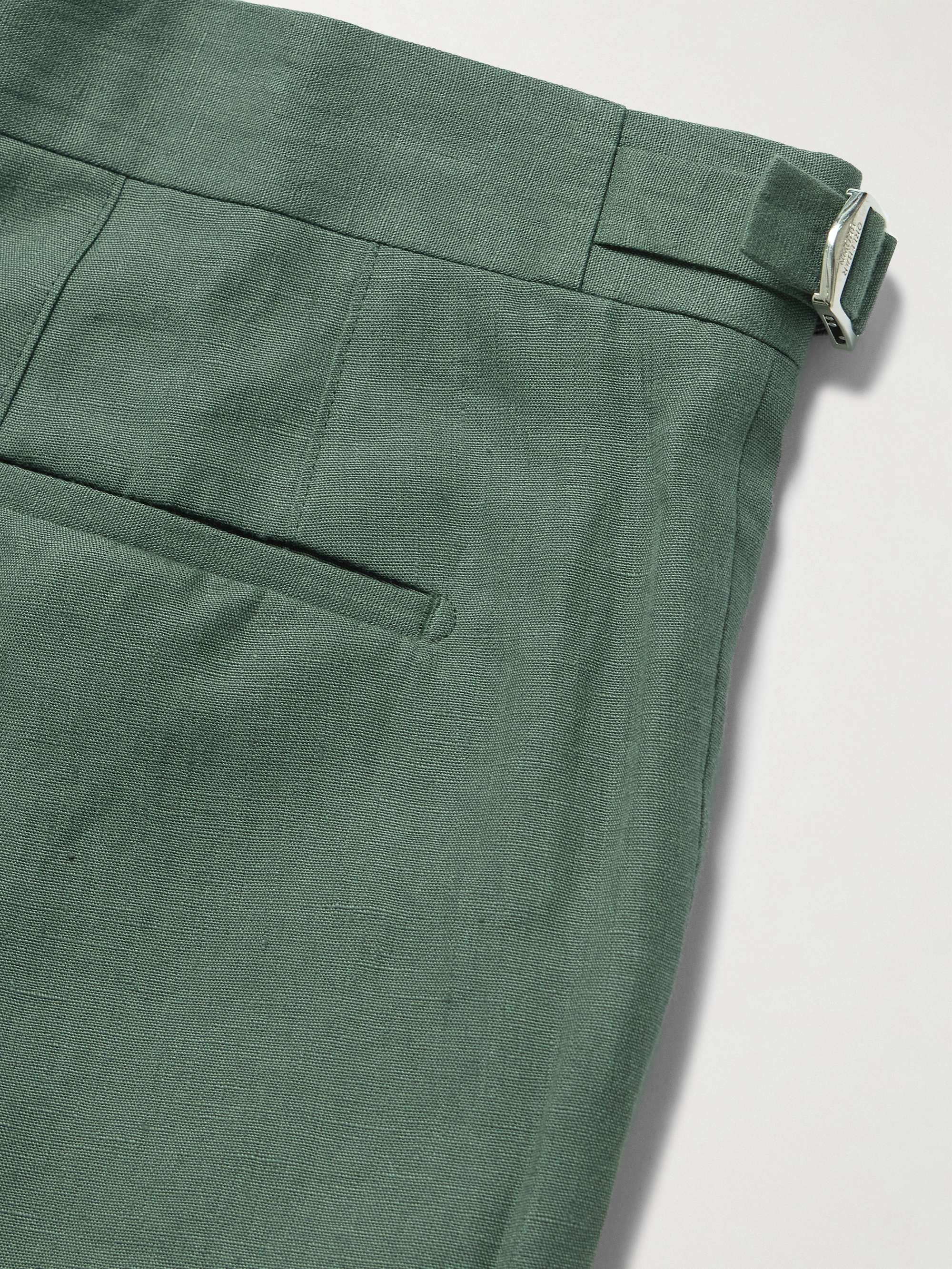 Norwich Straight-Leg Linen Shorts view