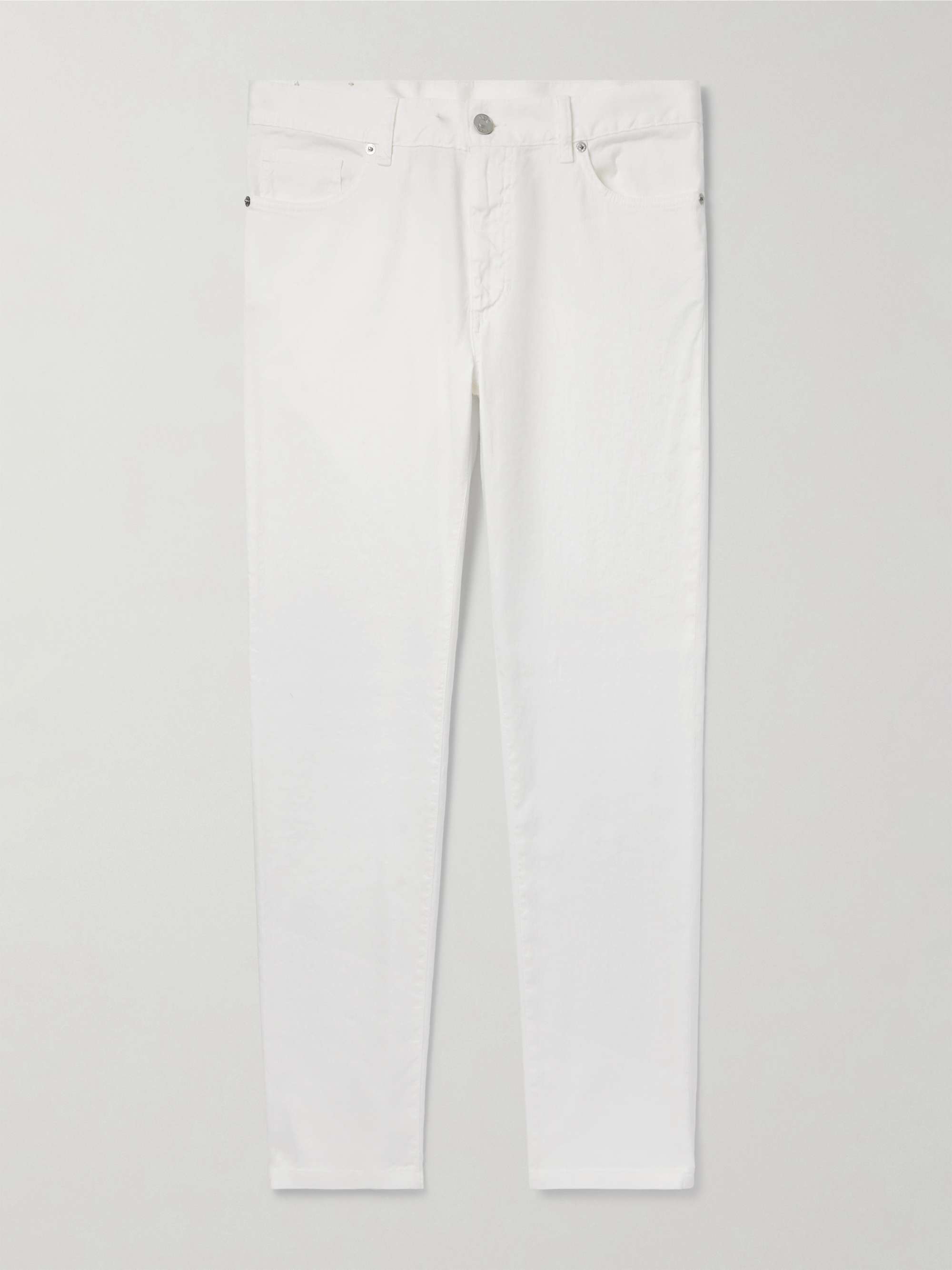 Roccia Slim-Fit Straight-Leg Garment-Dyed Linen-Blend Trousers hero visual