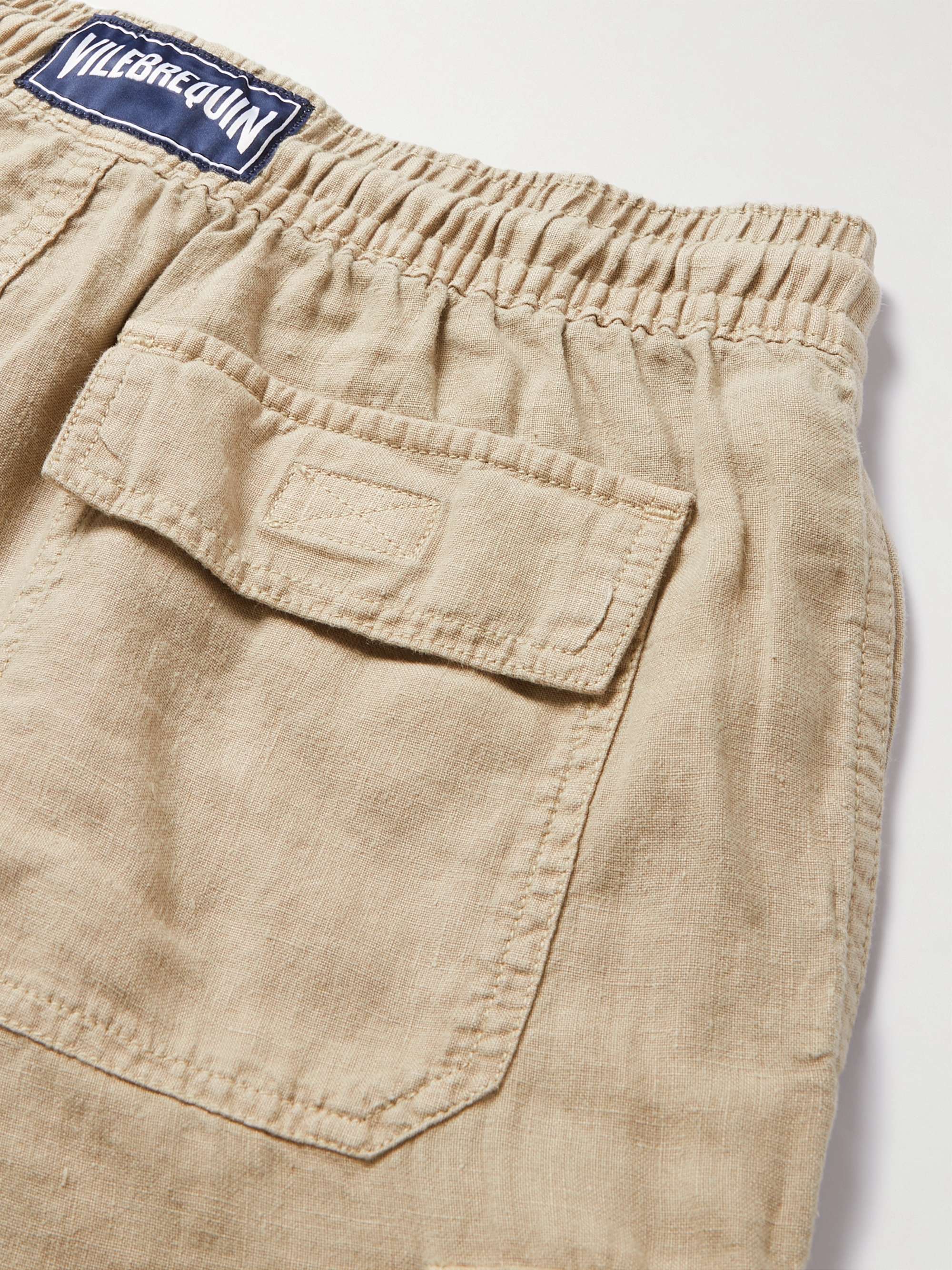 Baie Linen Drawstring Cargo Shorts view