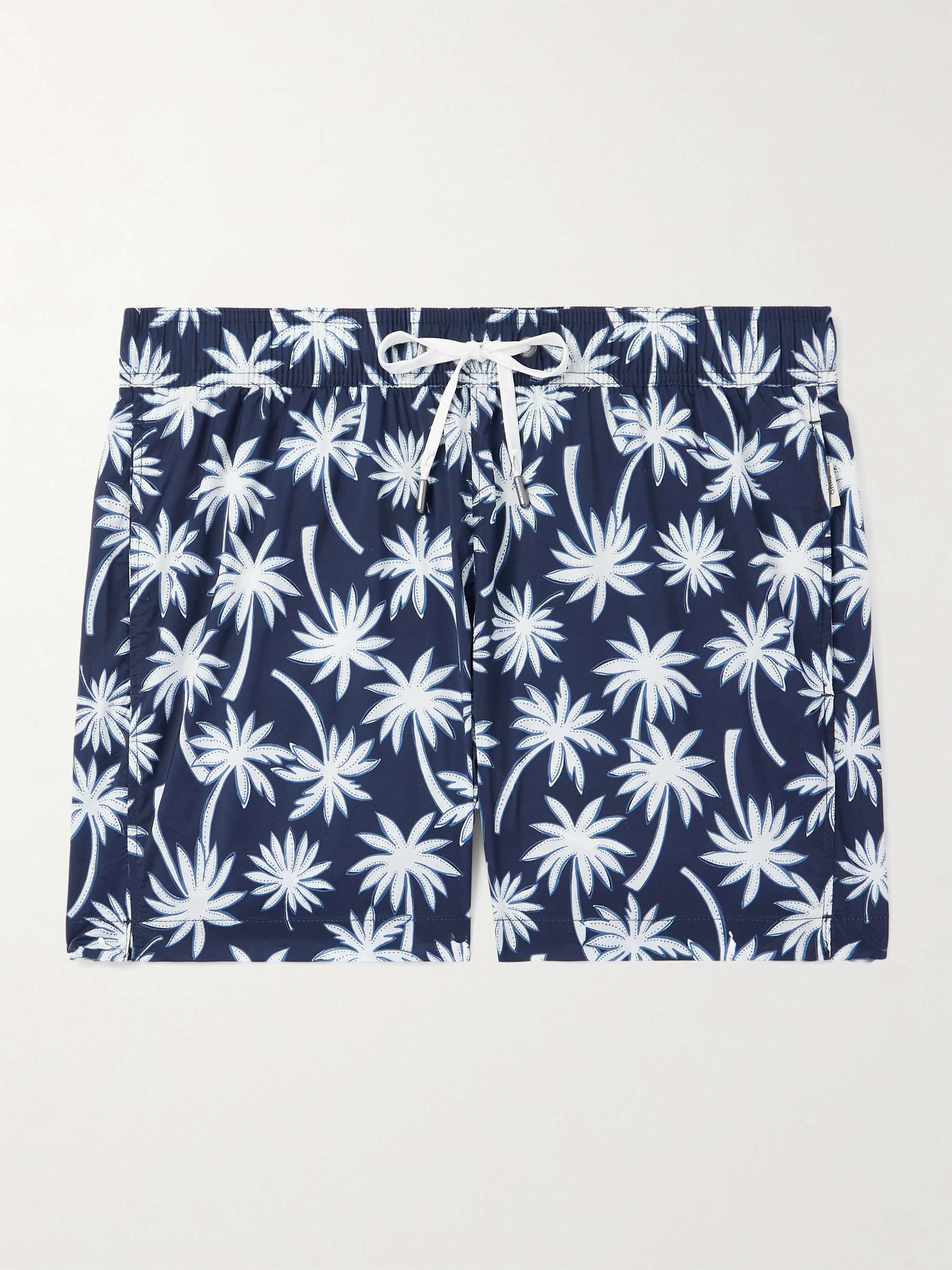 Charles Slim-Fit Straight-Leg Mid-Length Printed Swim Shorts hero visual