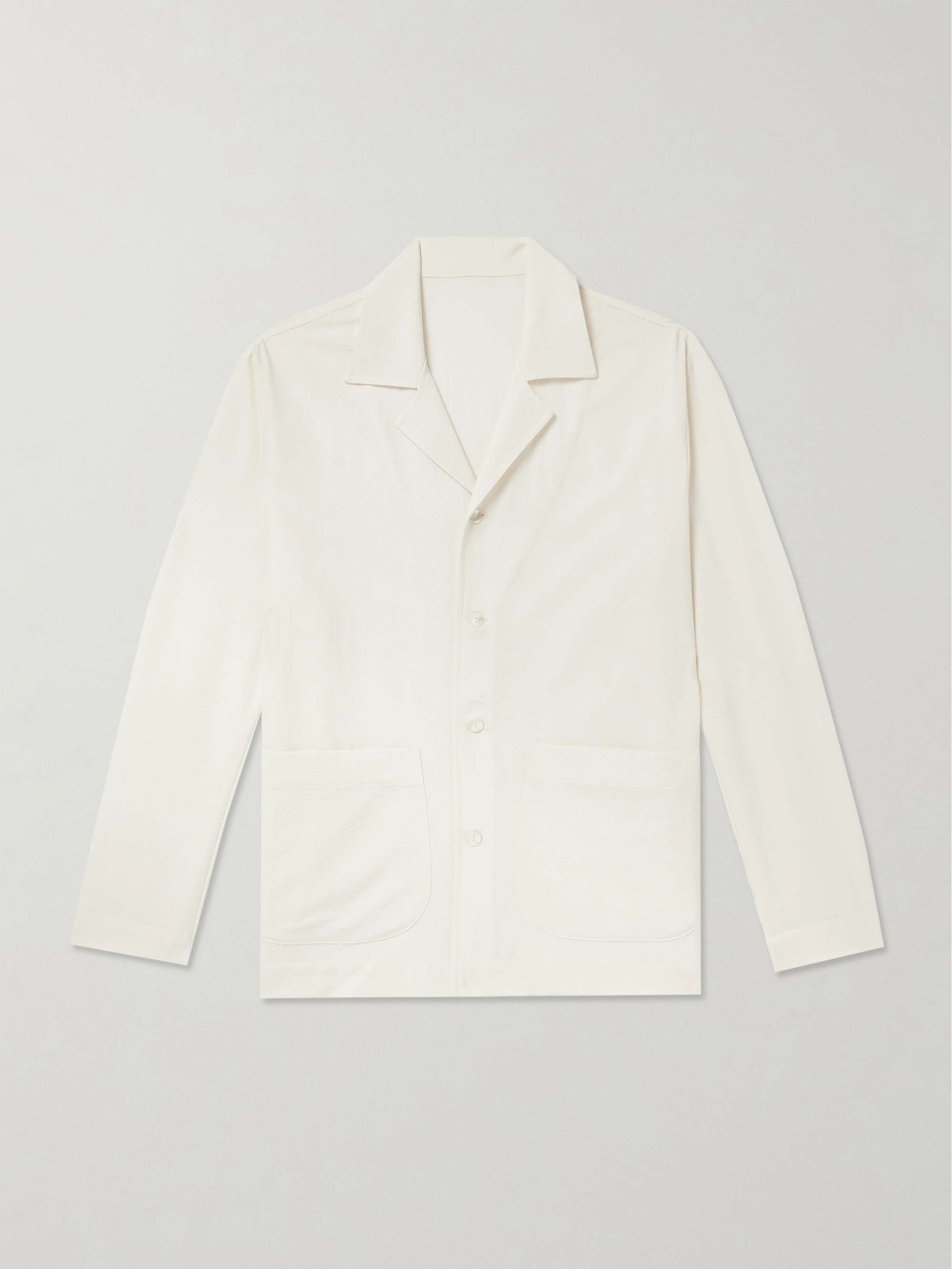 Wool-Seersucker Overshirt hero visual