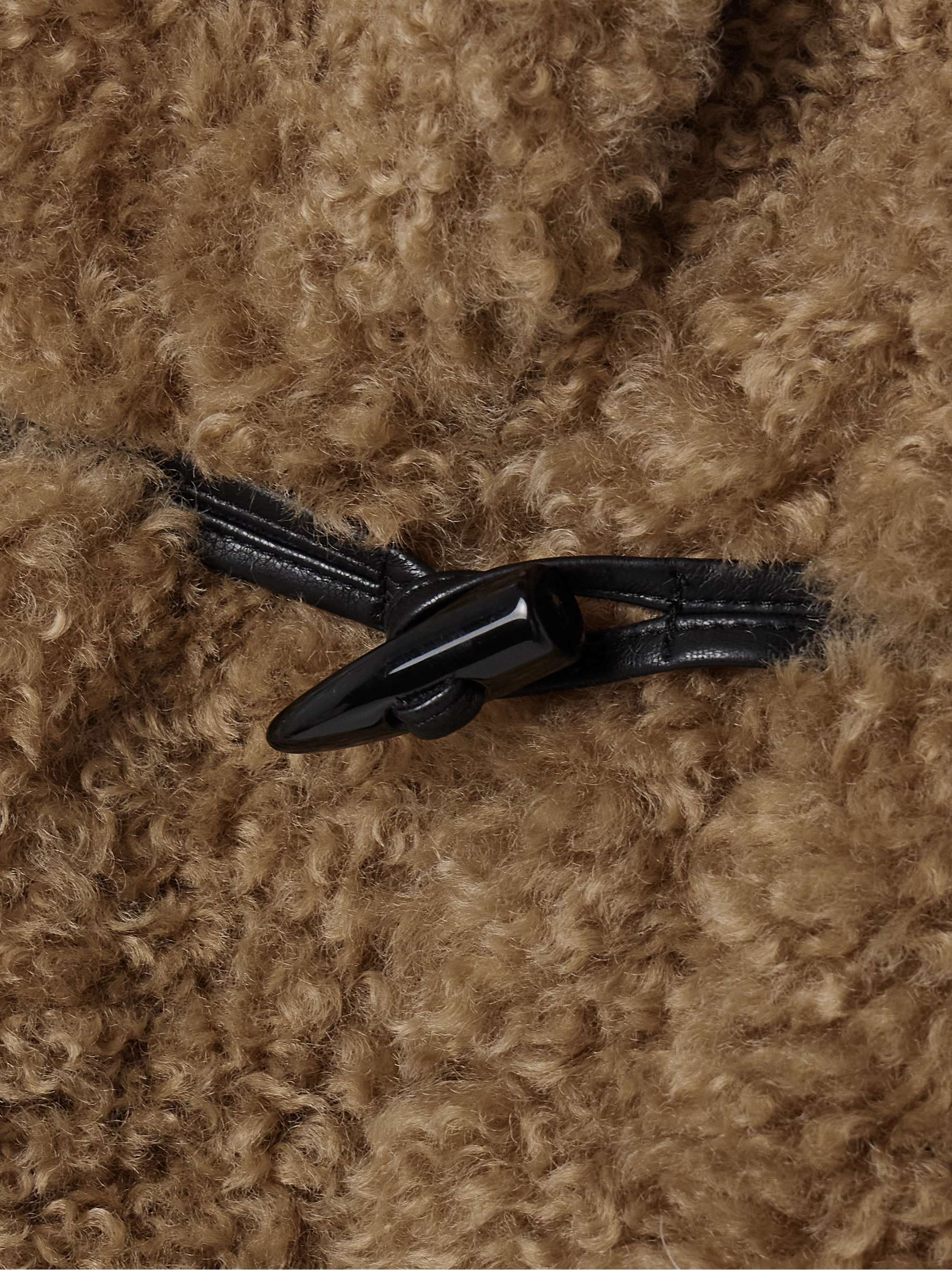Alisa cropped faux shearling vest view