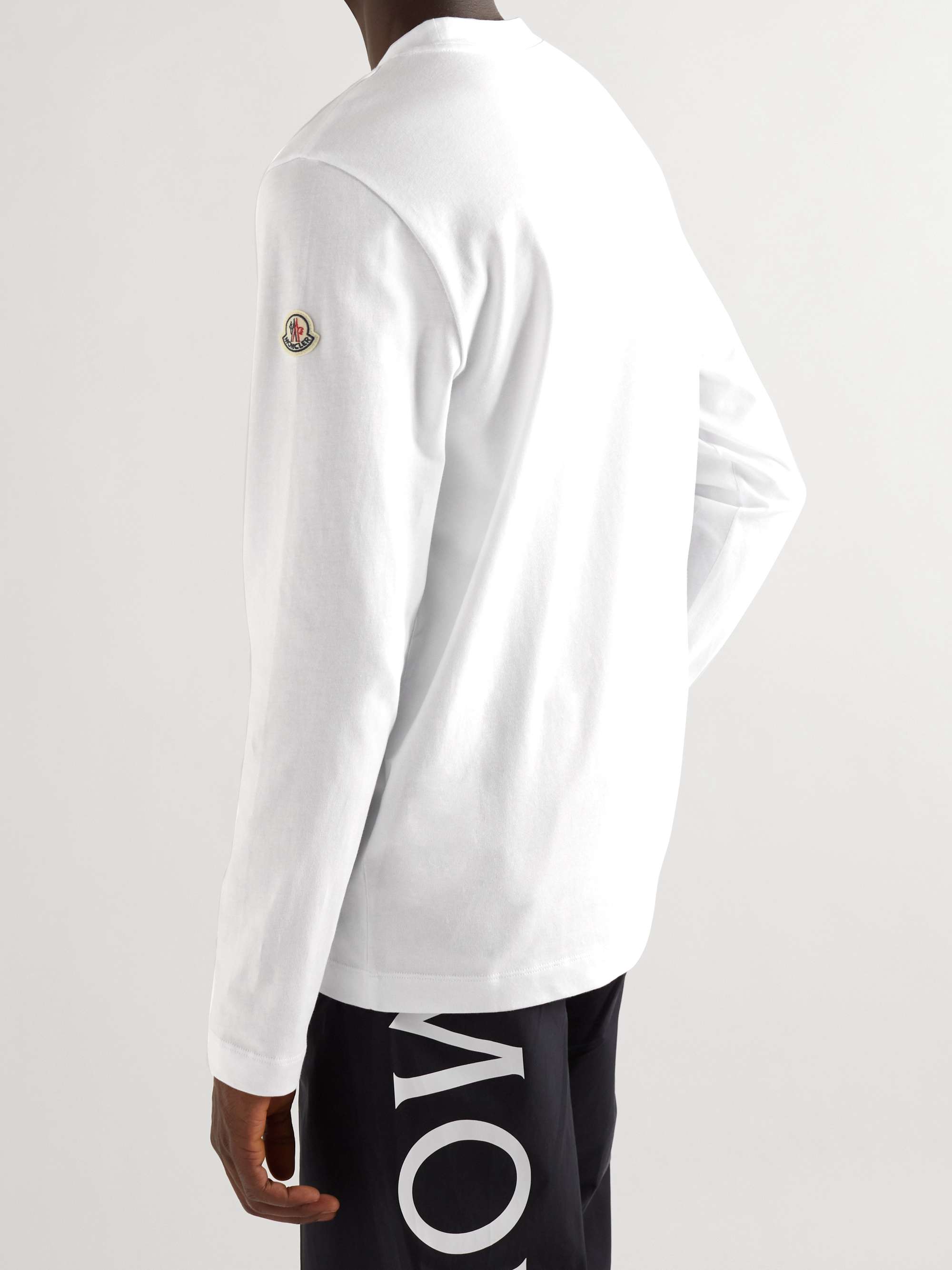 Logo-Detailed Ripstop-Trimmed Cotton-Jersey T-Shirt view