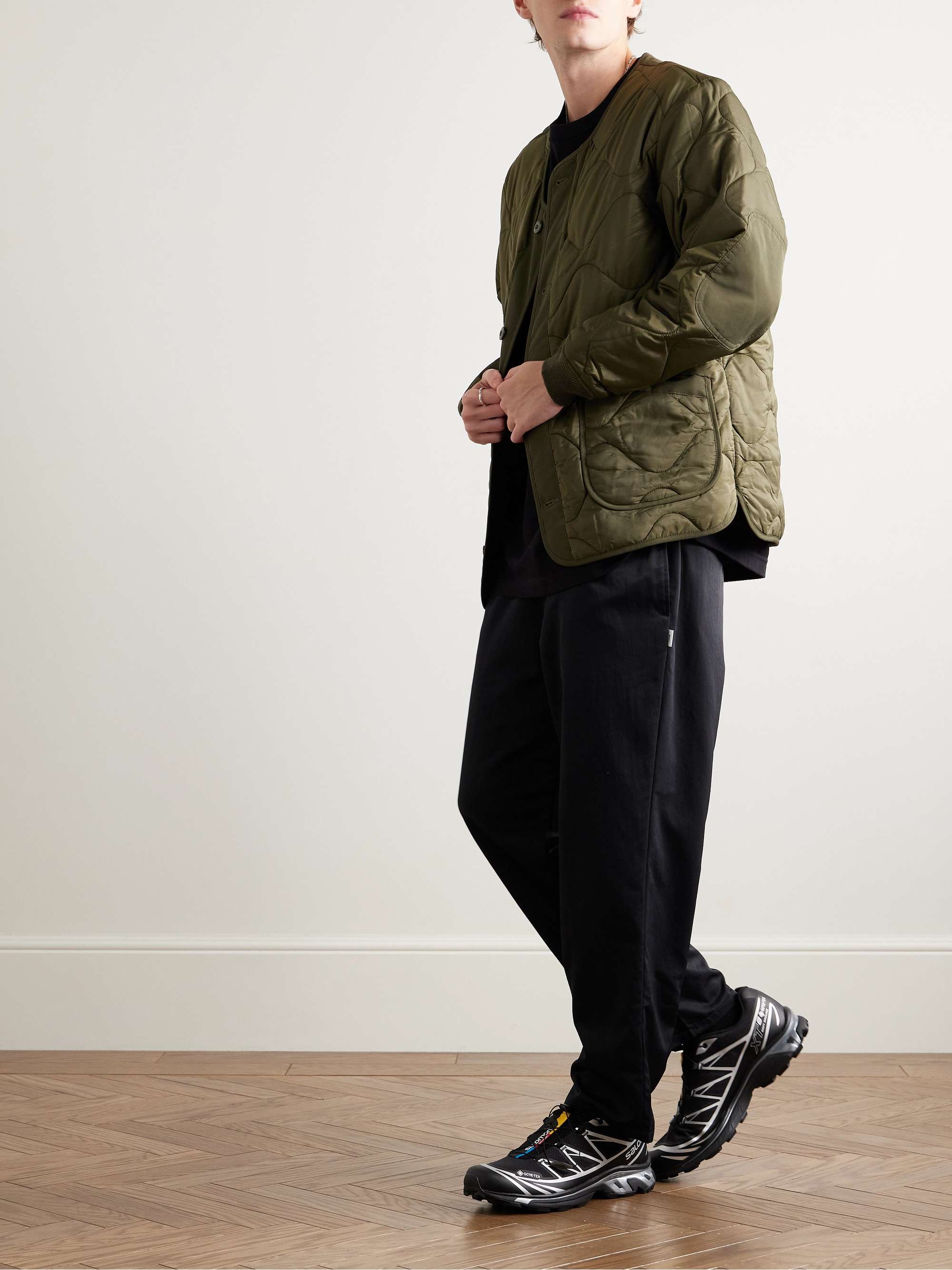 Tapered Nylon Drawstring Trousers view