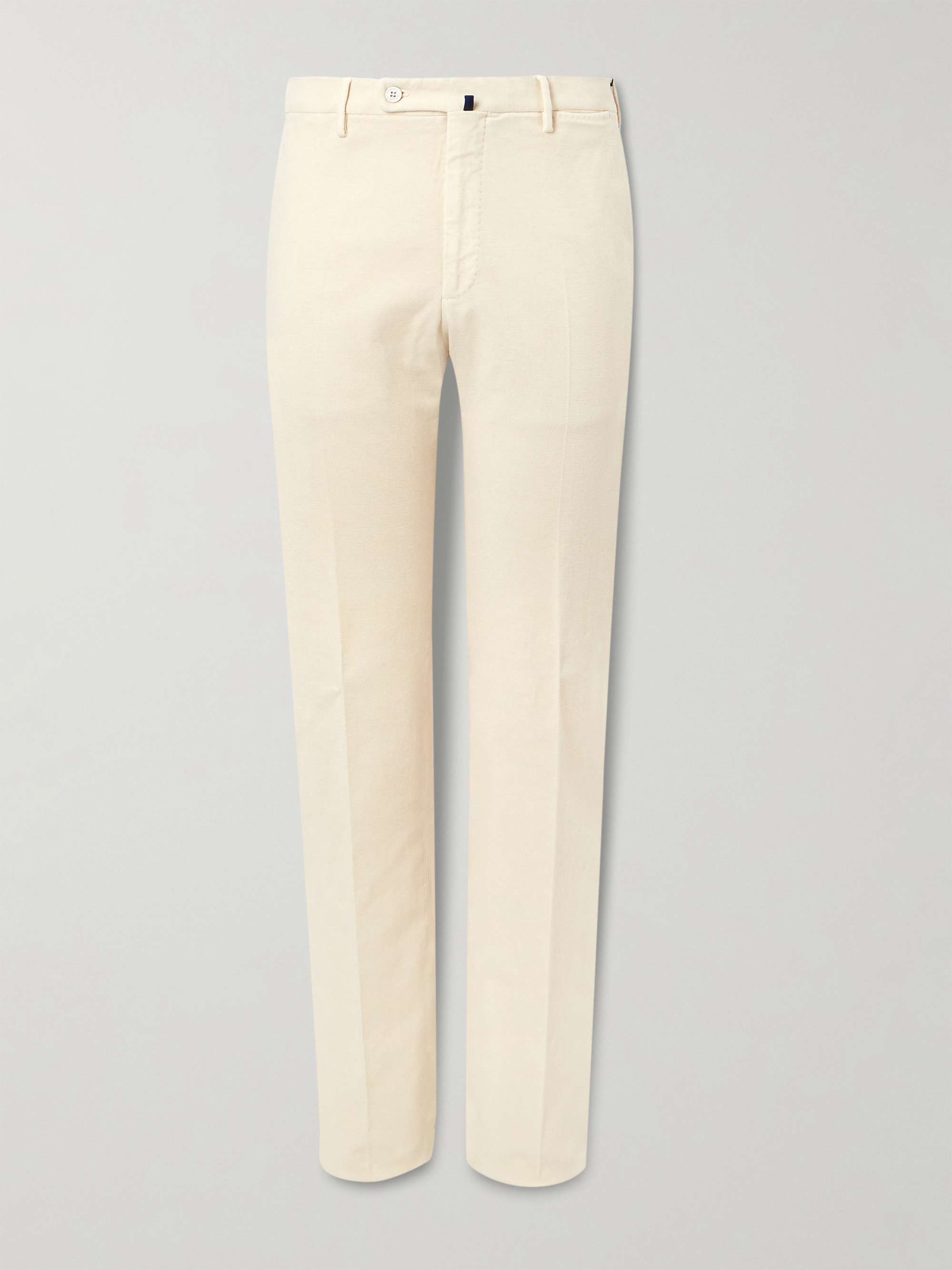 Venezia 1951 Straight-Leg Cotton-Blend Moleskin Trousers hero visual