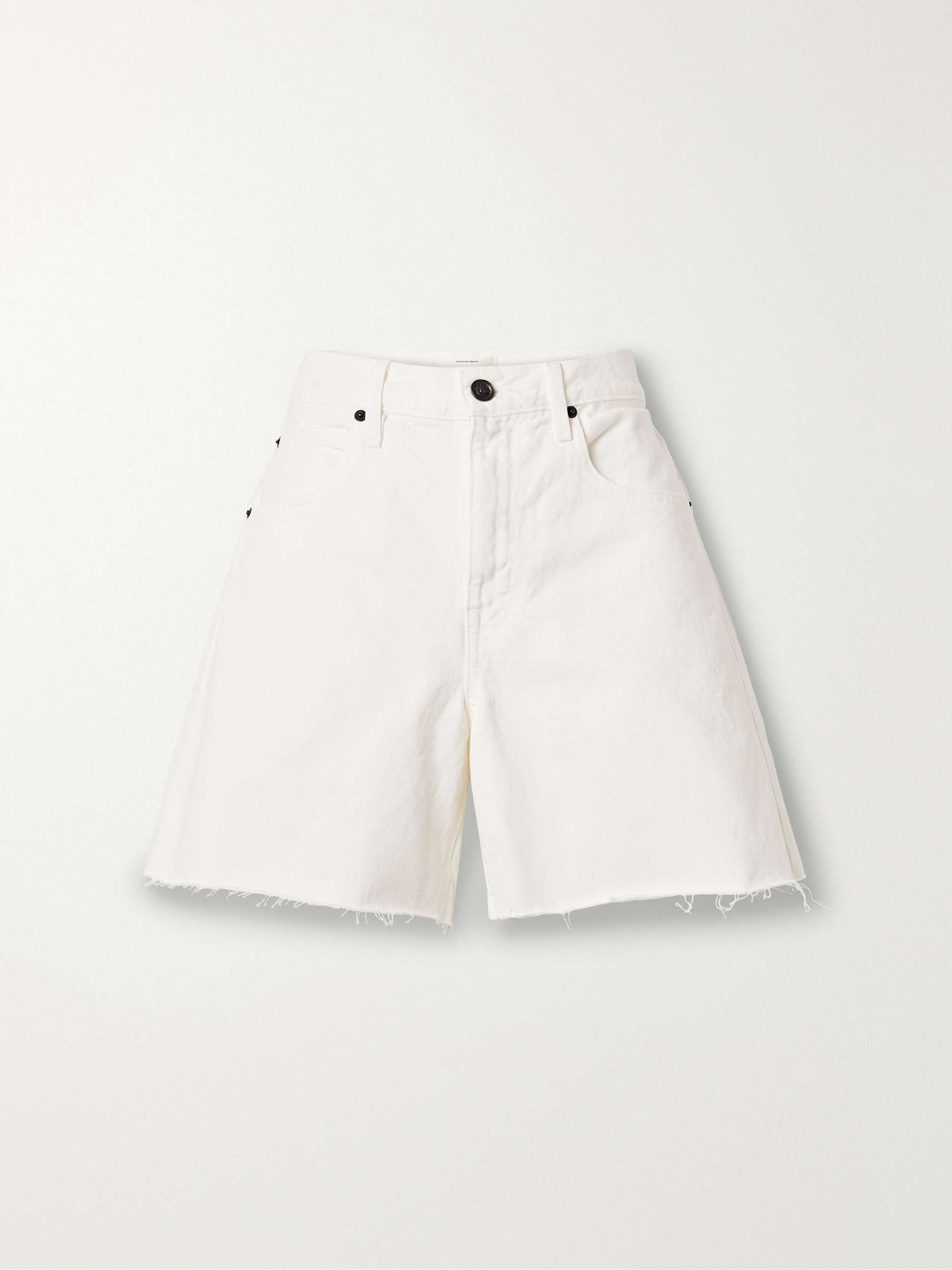 Sienna frayed denim shorts hero visual