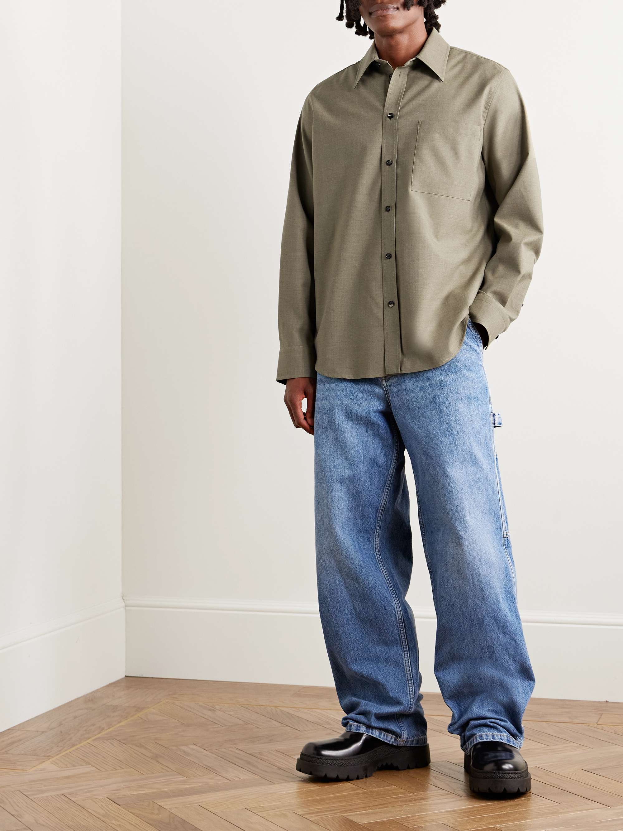 Wool-Twill Shirt view