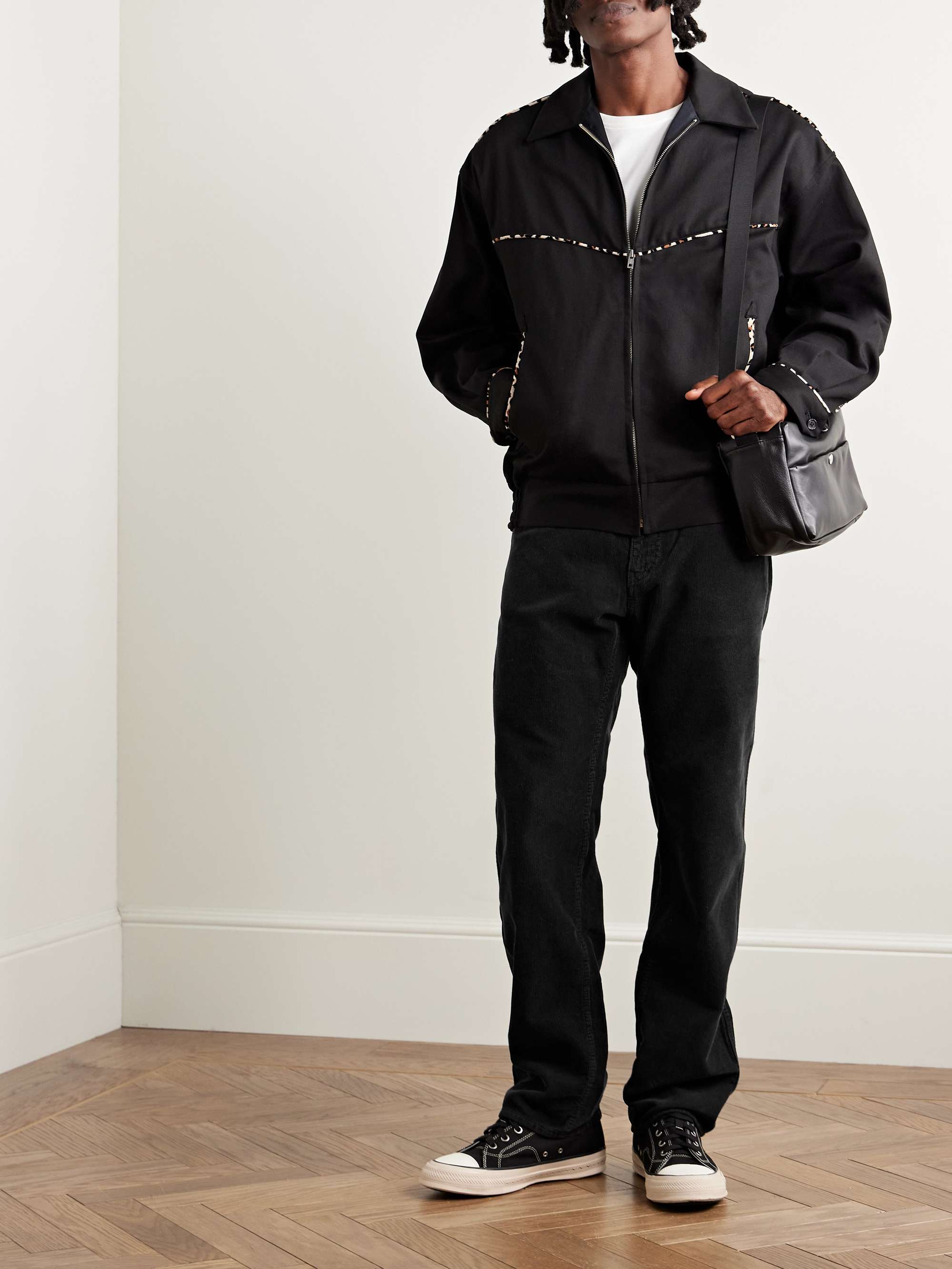 Fluxus 19 Slim-Fit Straight-Leg Garment-Dyed Cotton-Corduroy Trousers view